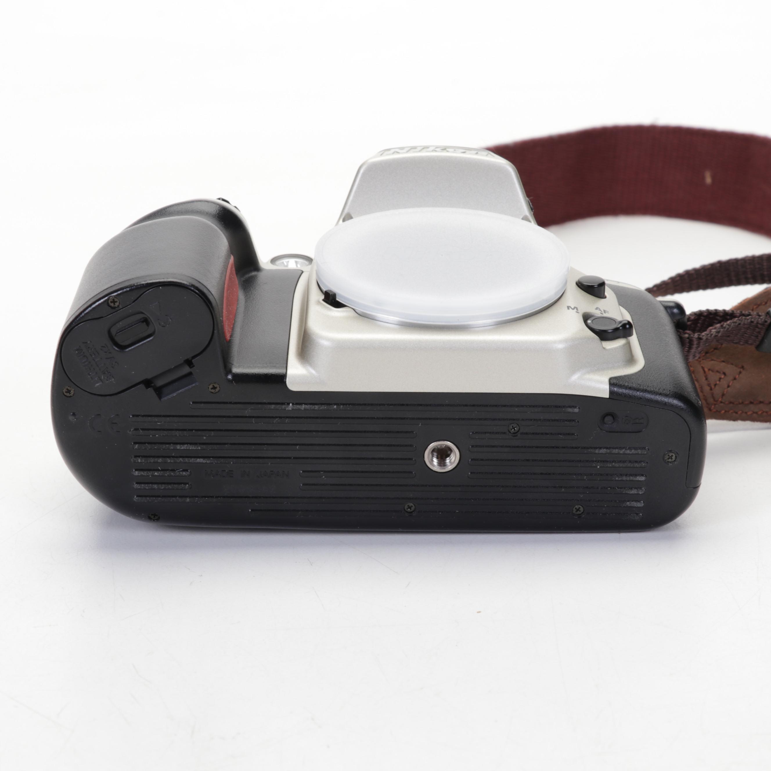 Nikon N60 SLR Film Camera, Vivitar 70-150mm Lens with Case and More Accessories