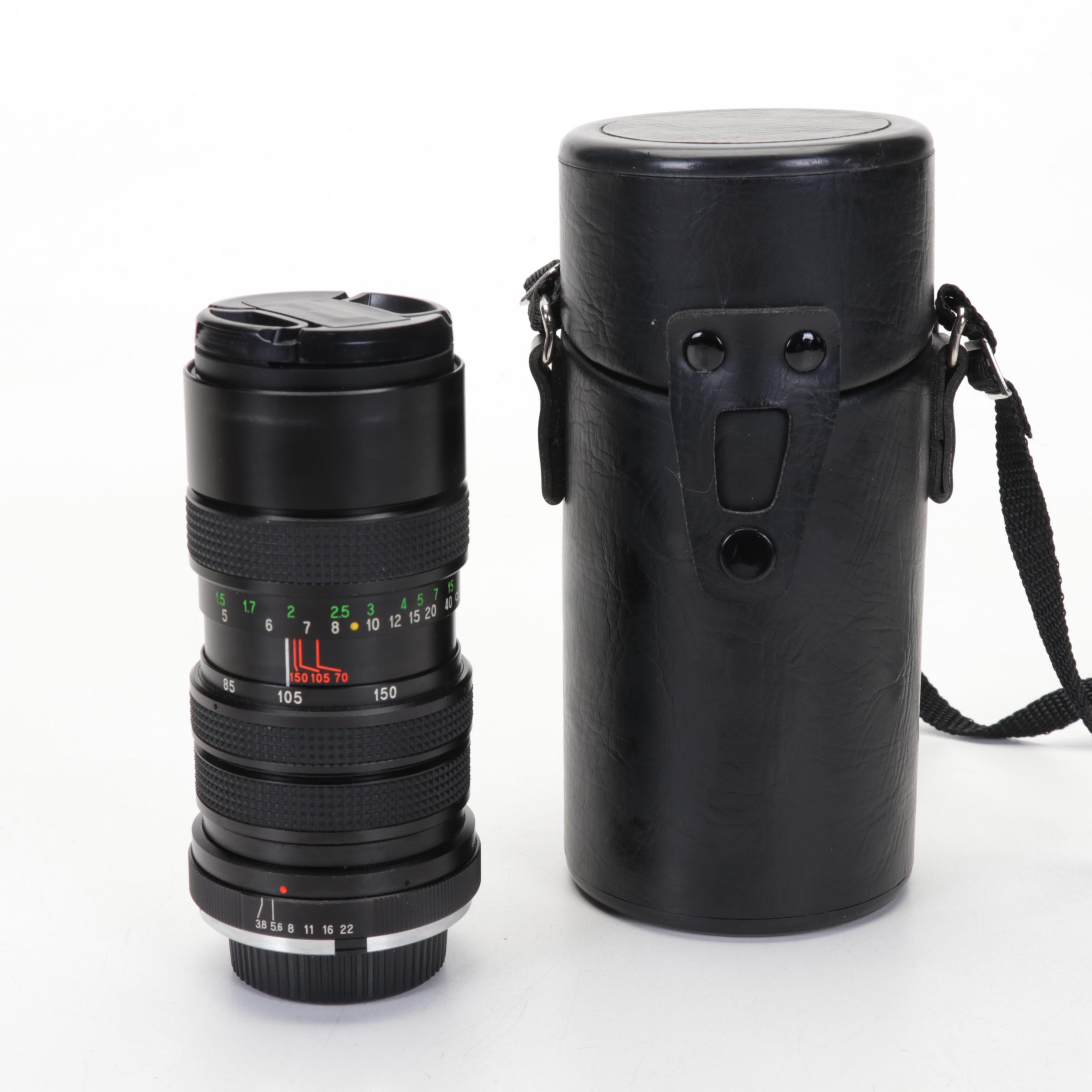 Nikon N60 SLR Film Camera, Vivitar 70-150mm Lens with Case and More Accessories