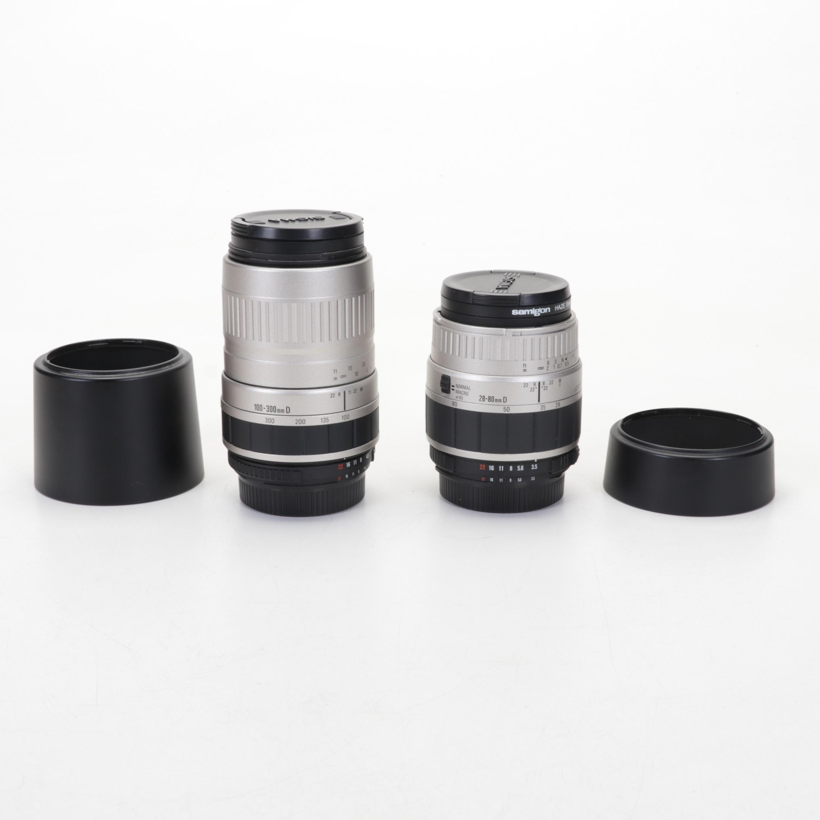 Nikon N60 SLR Film Camera, Vivitar 70-150mm Lens with Case and More Accessories