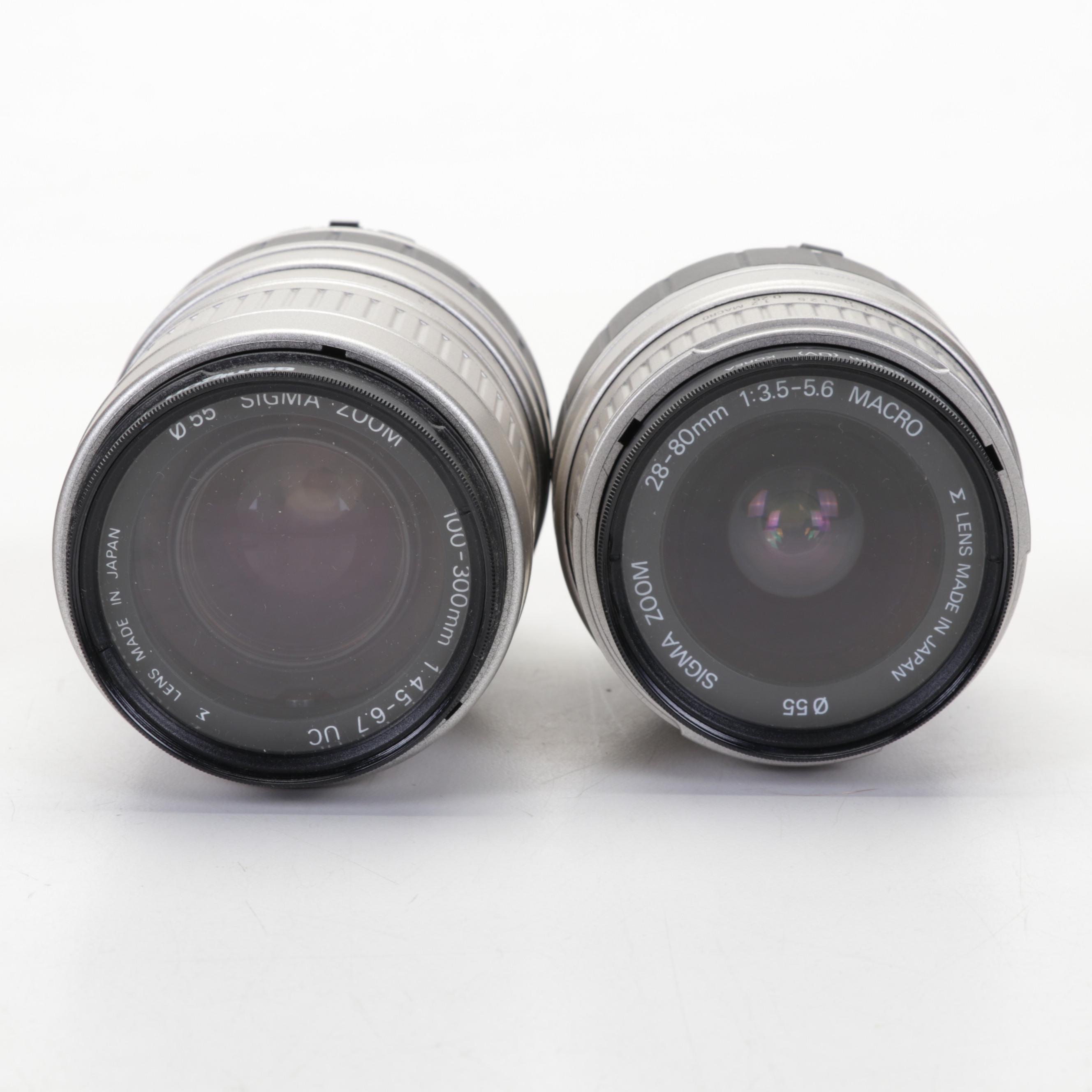 Nikon N60 SLR Film Camera, Vivitar 70-150mm Lens with Case and More Accessories