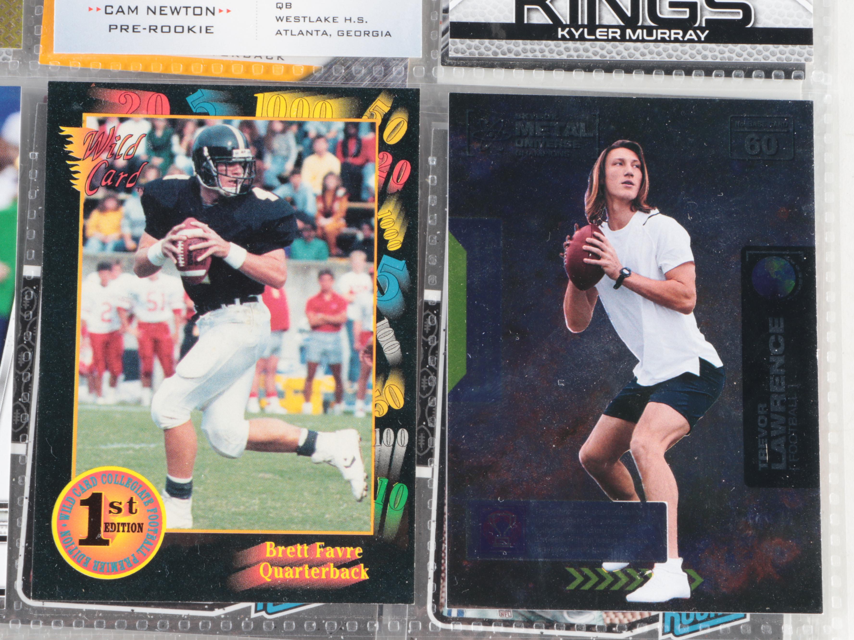 Panini, More Football Rookie Cards with Burrow, Favre, Lawrence, 1990s–2020s
