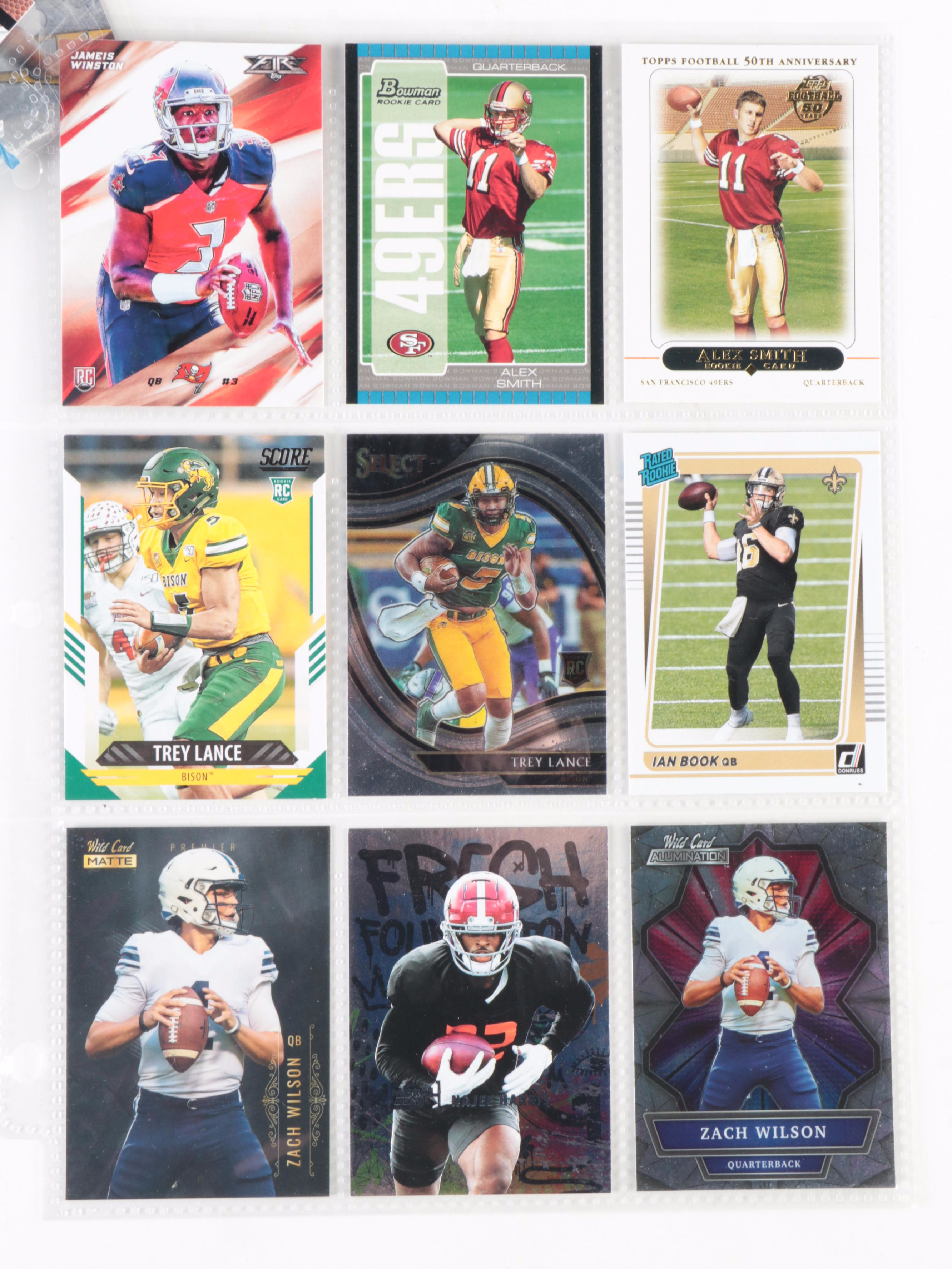 Panini, More Football Rookie Cards with Burrow, Favre, Lawrence, 1990s–2020s