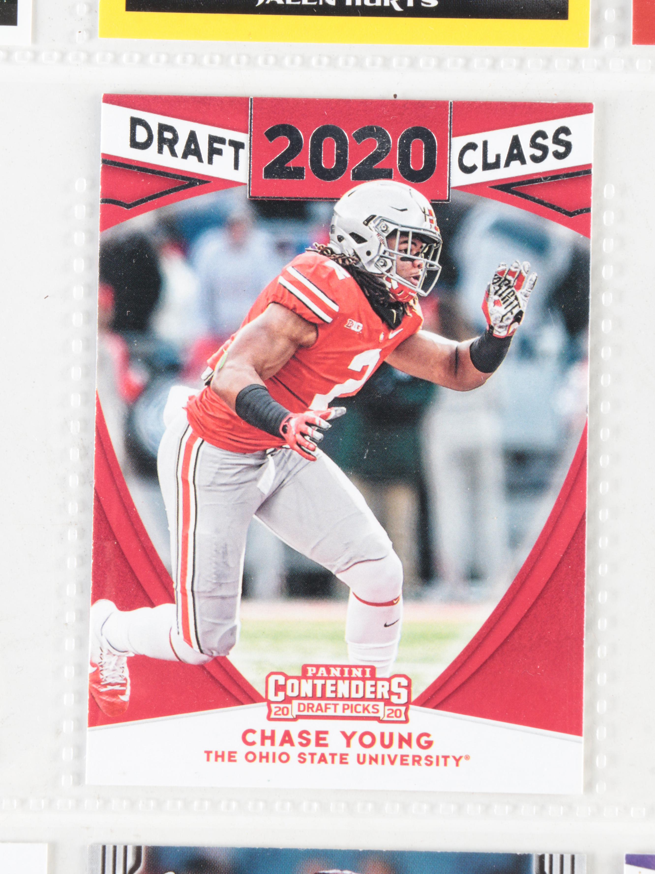 Panini, More Football Rookie Cards with Burrow, Favre, Lawrence, 1990s–2020s