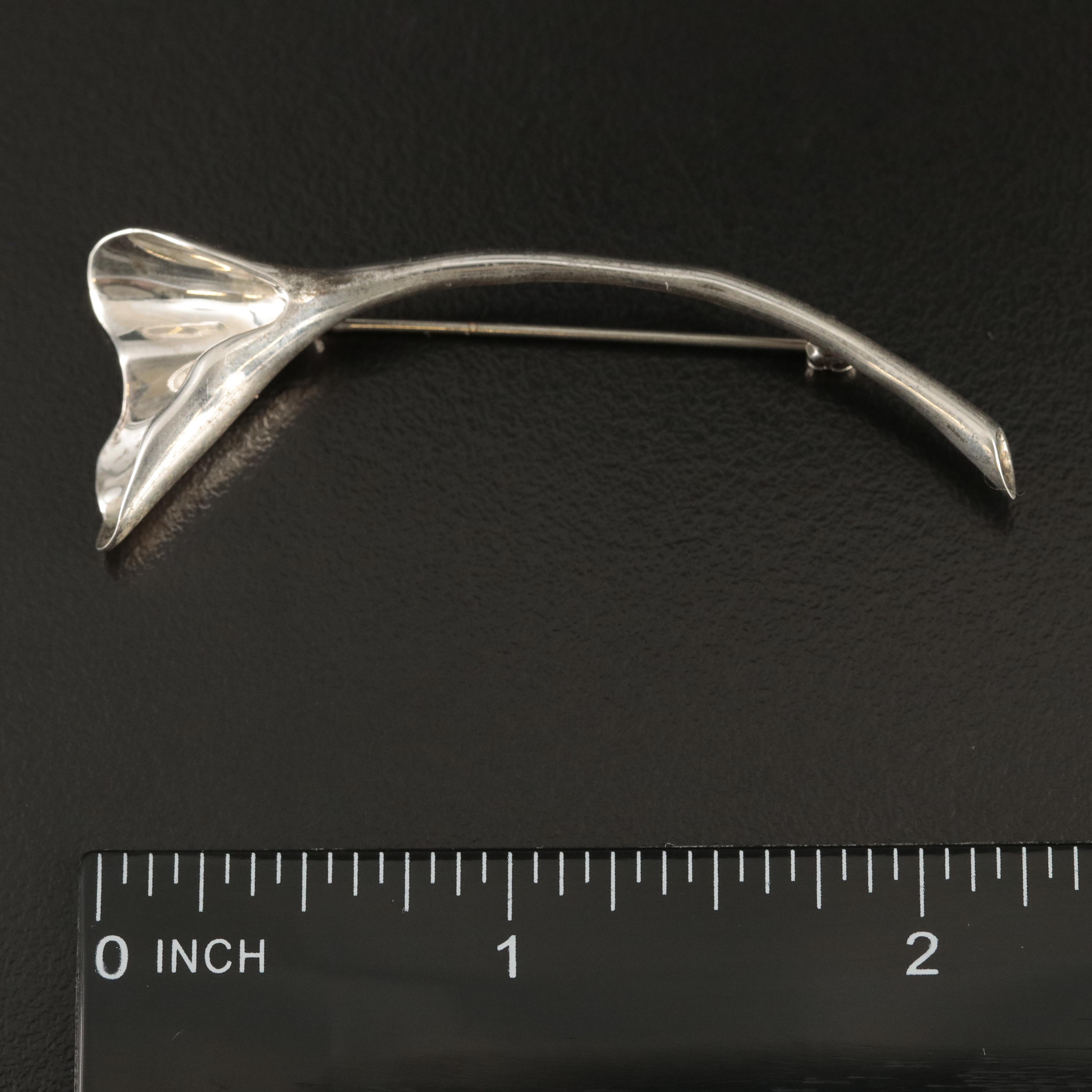 Tiffany & Co. Sterling Ginko Leaf Brooch