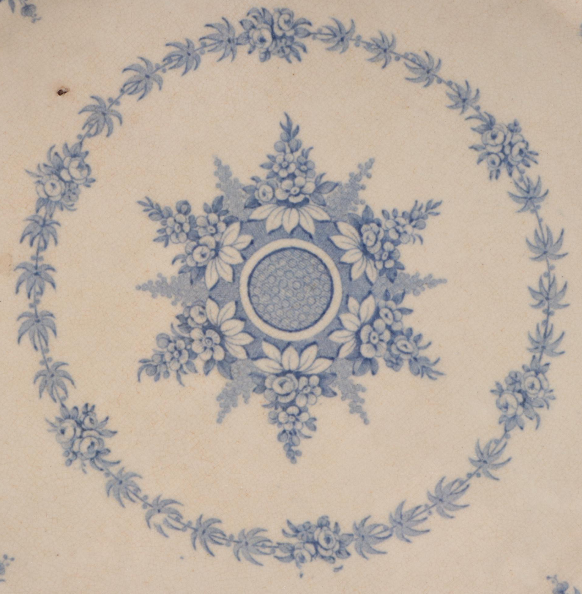 John & William Ridgway English Ironstone "Charmontel" Plate, 1814-1838