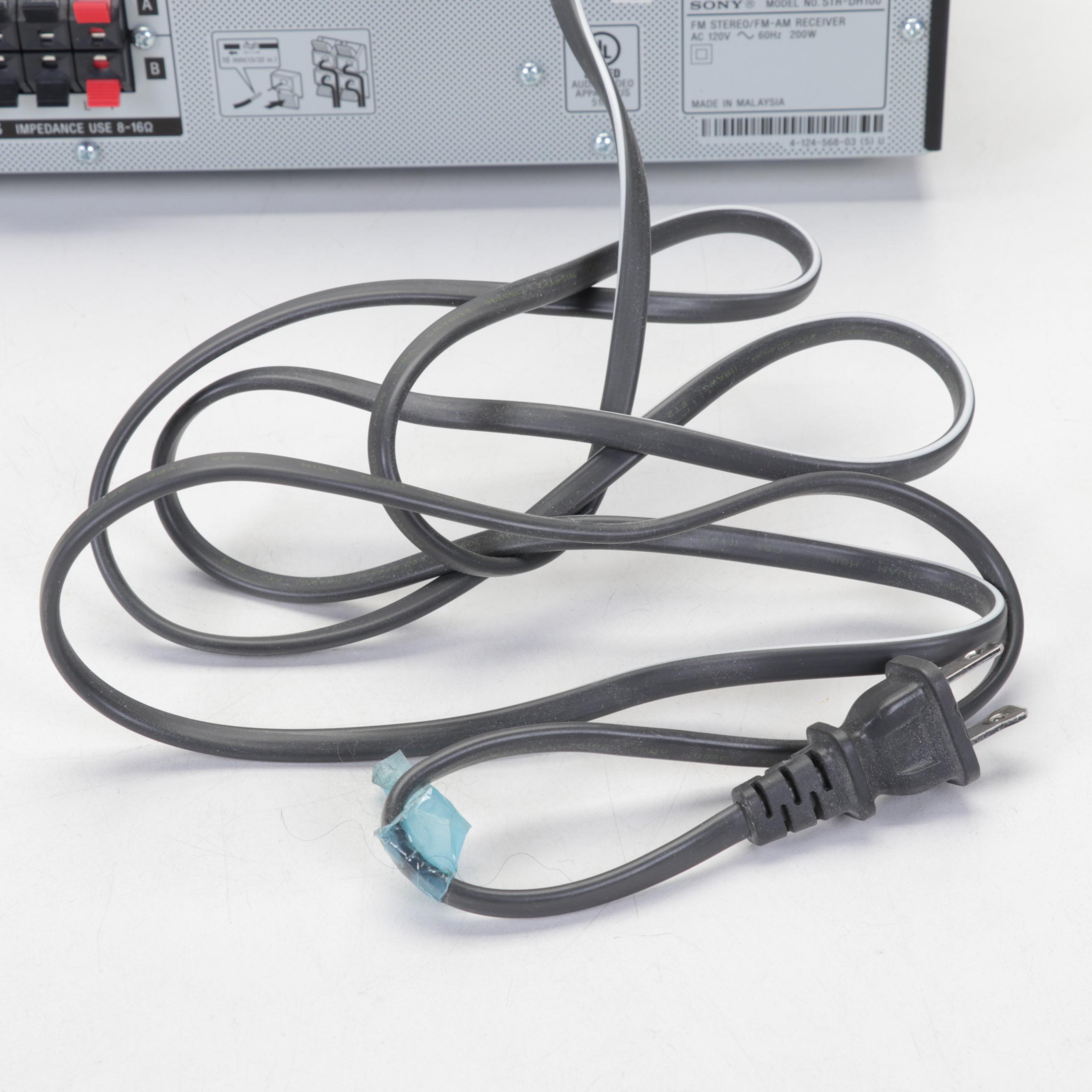 Sony STR-DH100 AM/FM Stereo Receiver