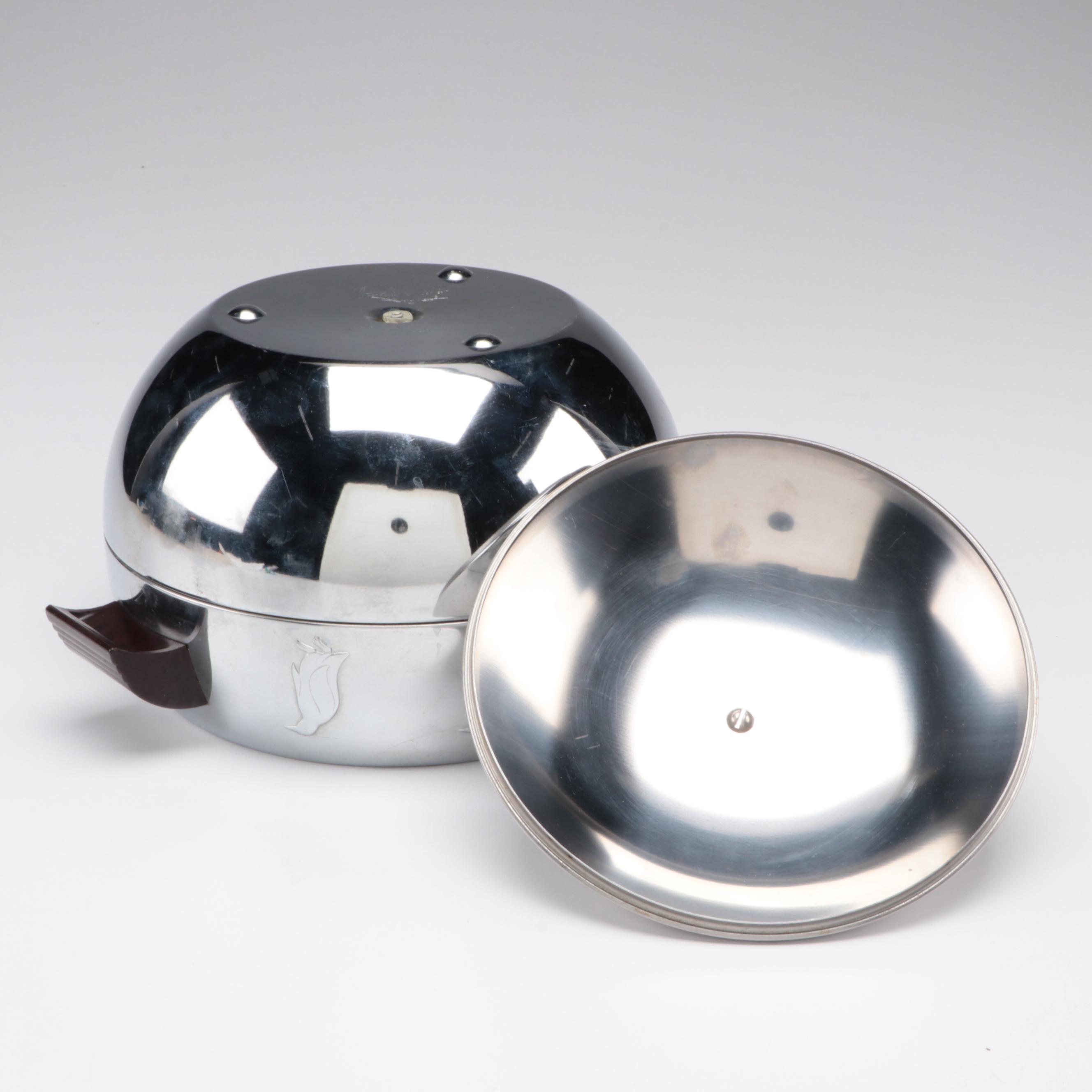 West Bend Aluminum Hot and Cold Penguin Server/ Ice Bucket