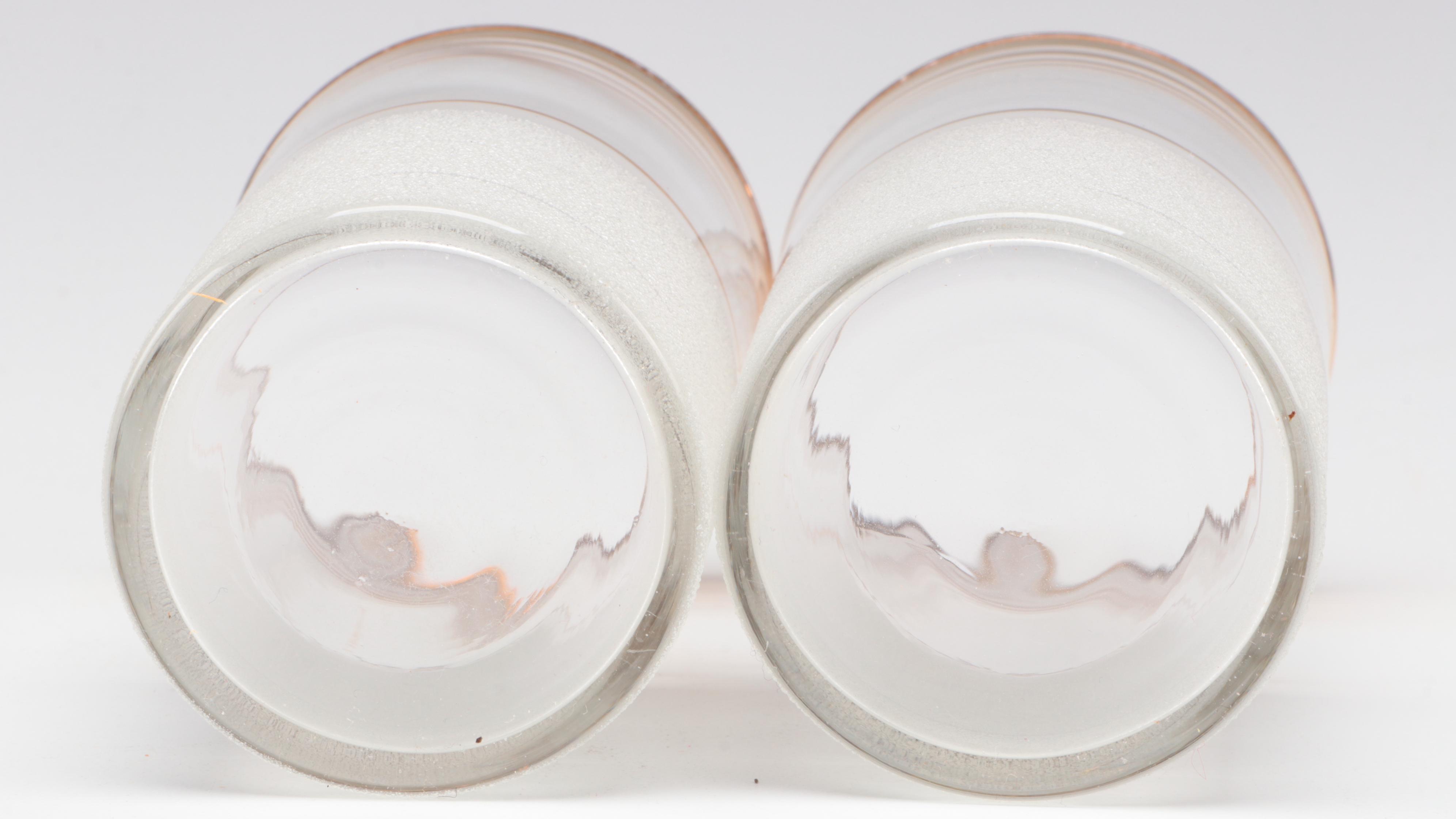 West Virginia Glass "Frost Nip" Tumblers