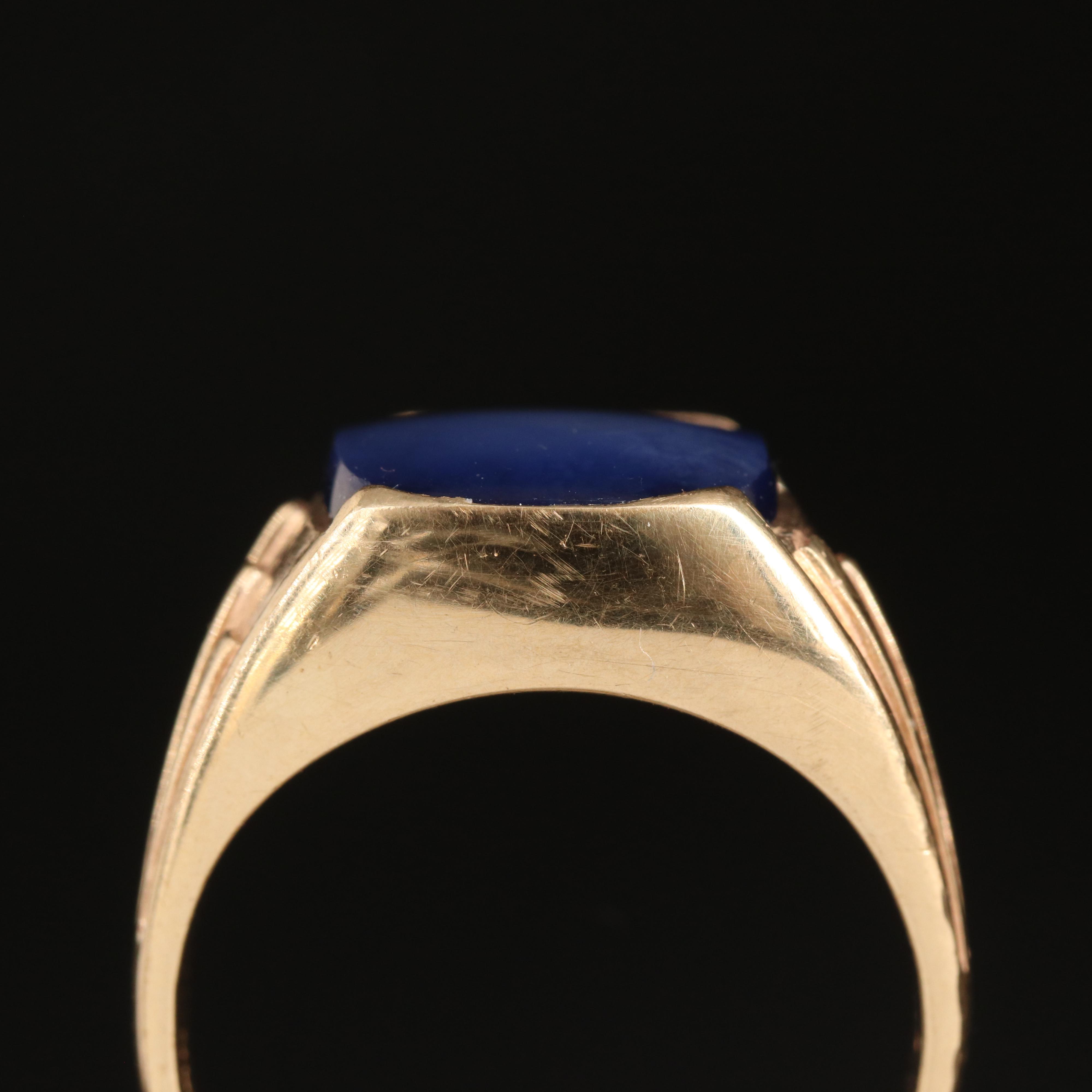 14K Star Sapphire Ring