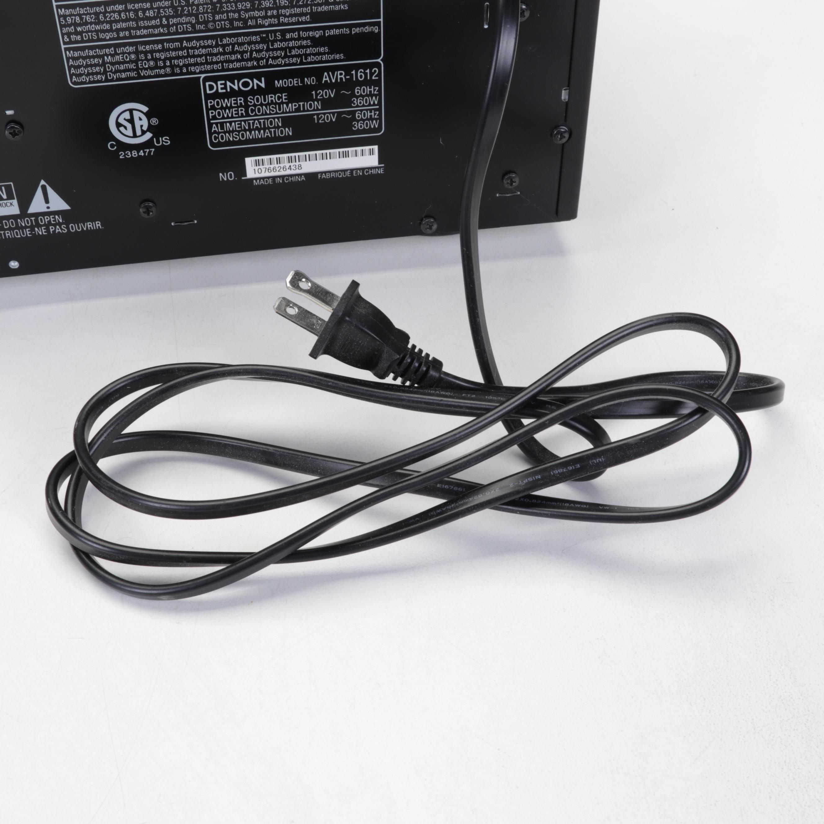 Denon AV Surround Receiver With Remote, 21st Century