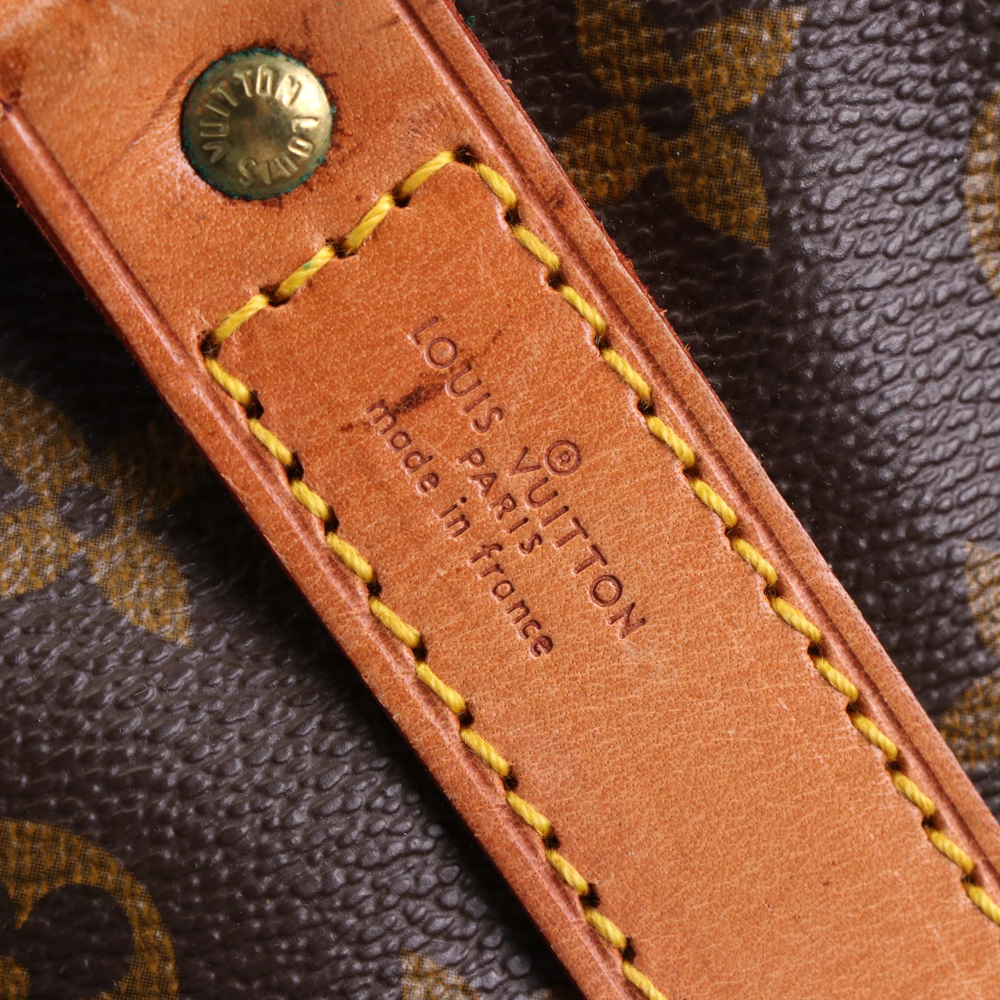 Louis Vuitton Keepall 55 Bandoulière Monogram Canvas and Leather