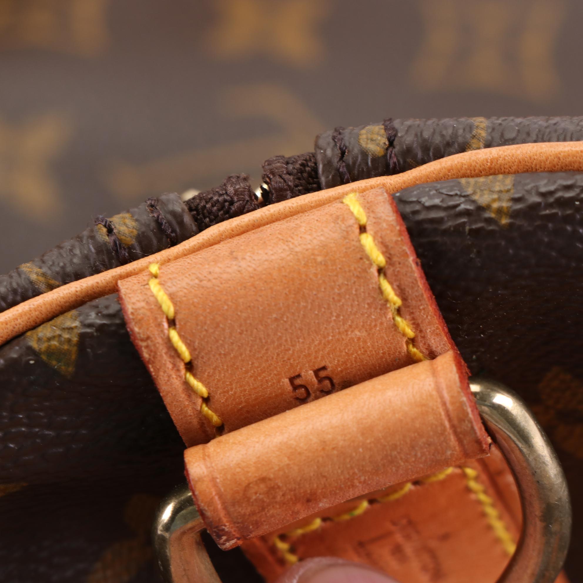 Louis Vuitton Keepall 55 Bandoulière Monogram Canvas and Leather