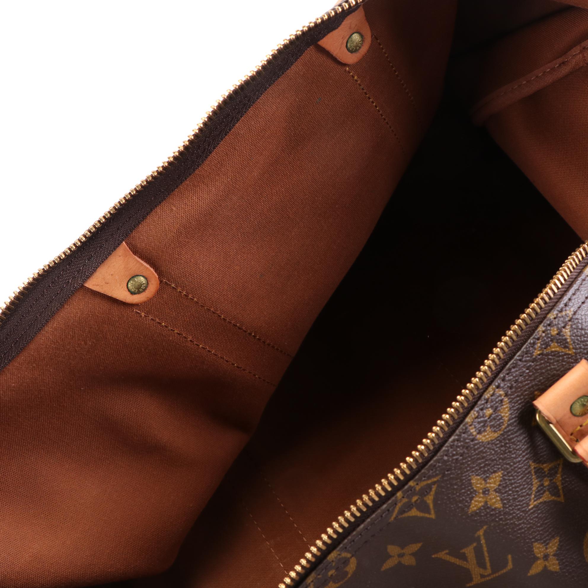 Louis Vuitton Keepall 55 Bandoulière Monogram Canvas and Leather