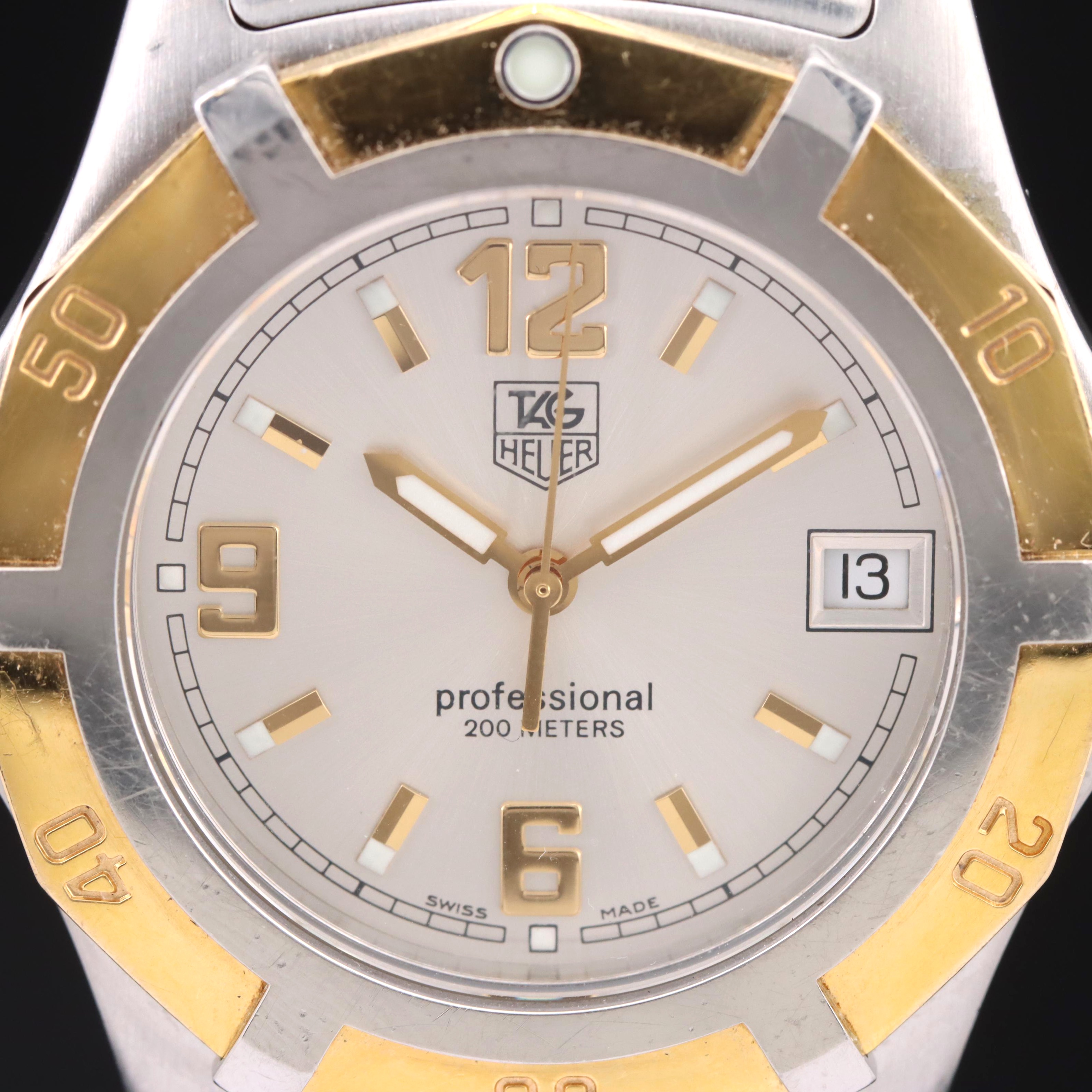 TAG Heuer 2000 18K Stainless Steel Professional 200 Meters Watch