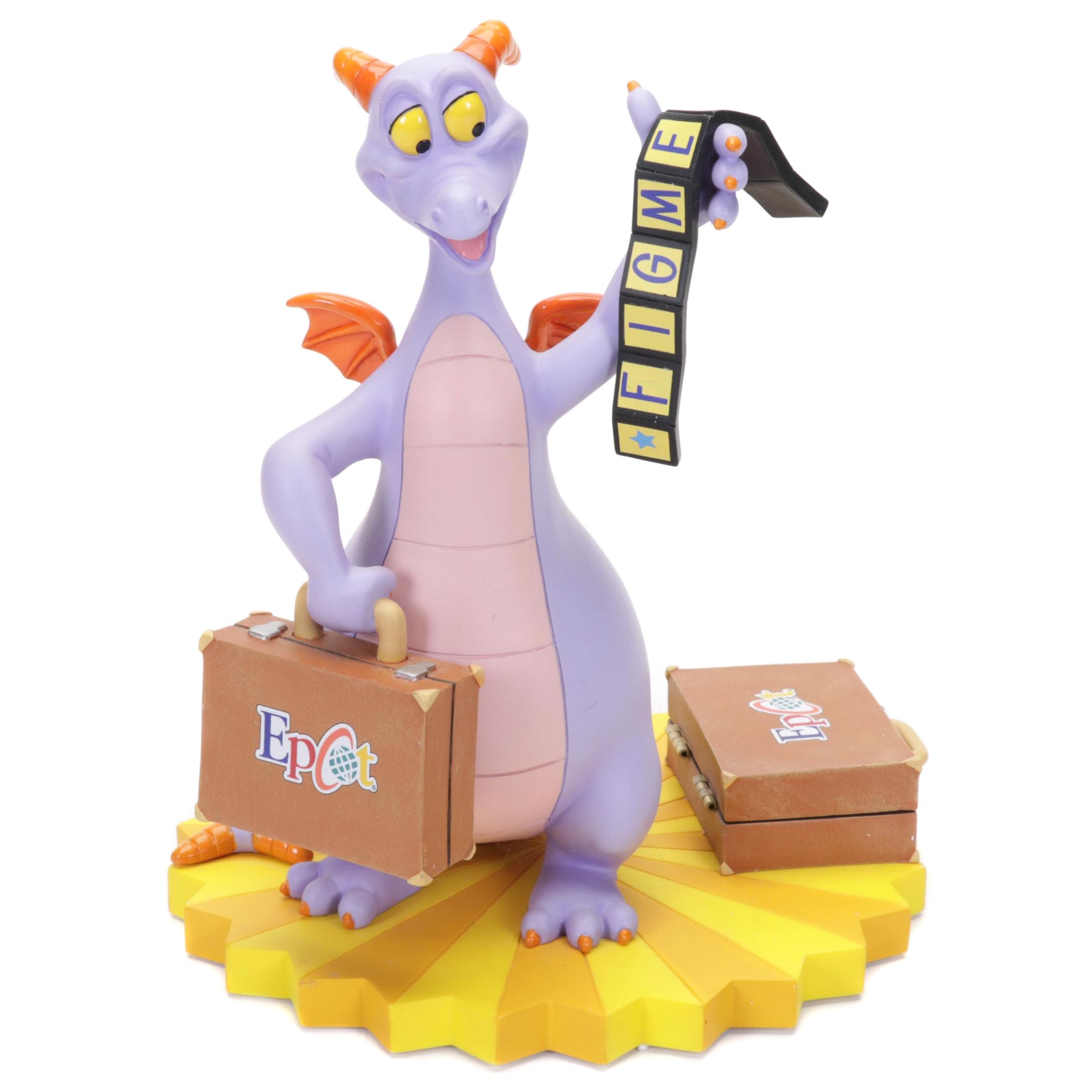 Costa Alavezos The Art of Disney "Just Call Me Figment" Resin Figural Pin Box