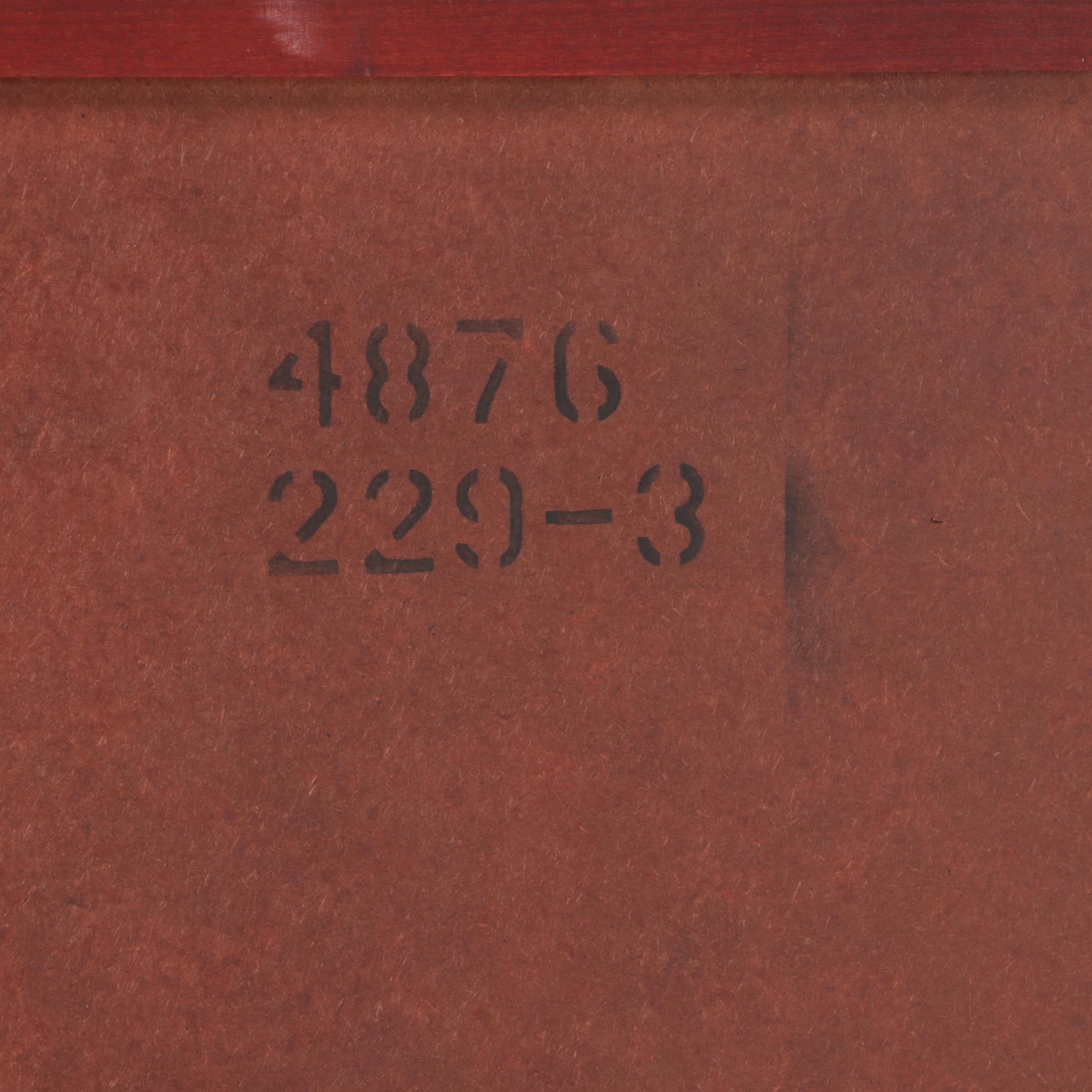 Art Deco Mahogany Six-Drawer Serpentine-Front Dresser, Mid-20th Century