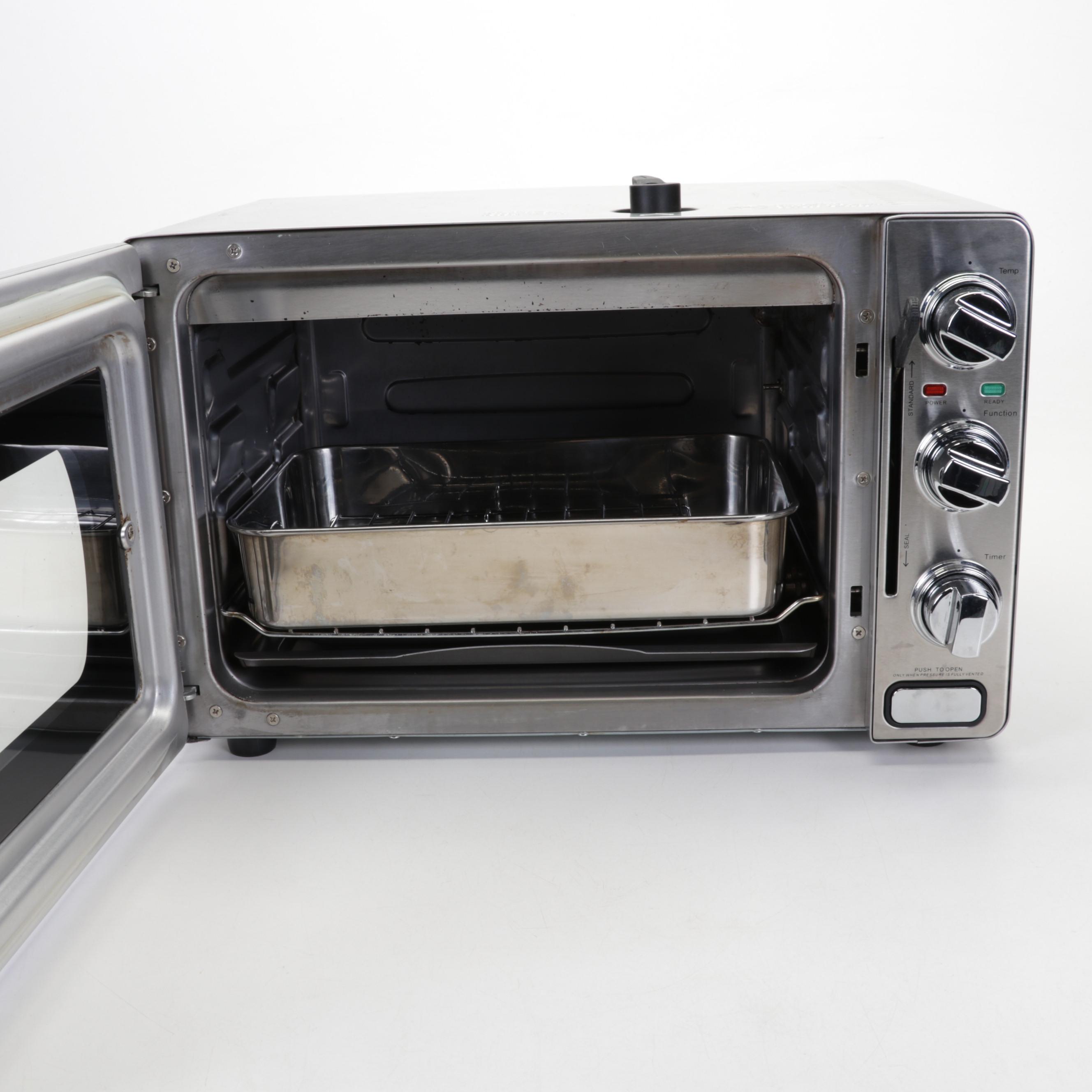 Wolfgang Puck All-in-One Countertop Pressure Oven with Recipe Guide