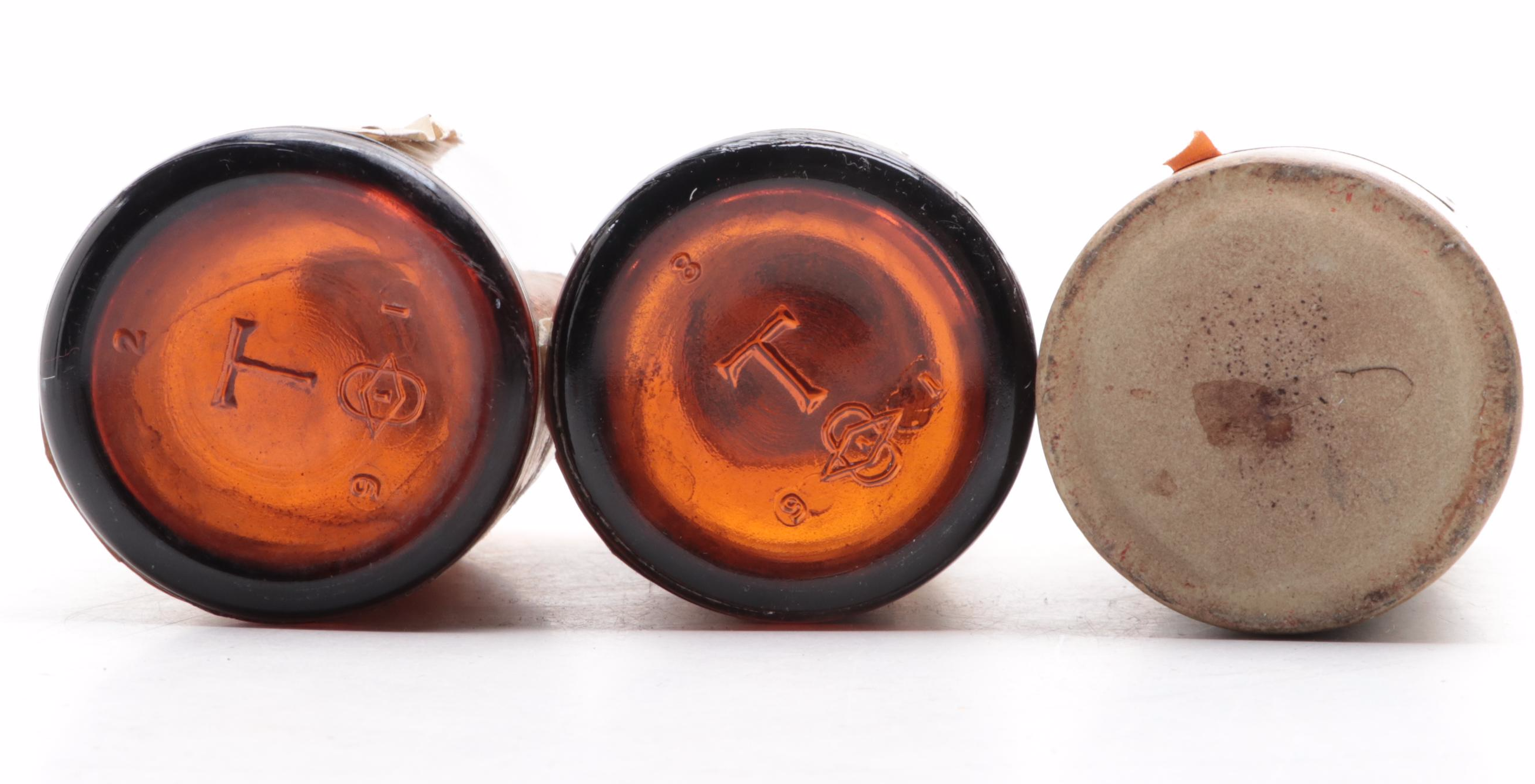 Triner's Bitter-Wine and Hiram Walker Orange Curaçao Bottles, Early 20th Century