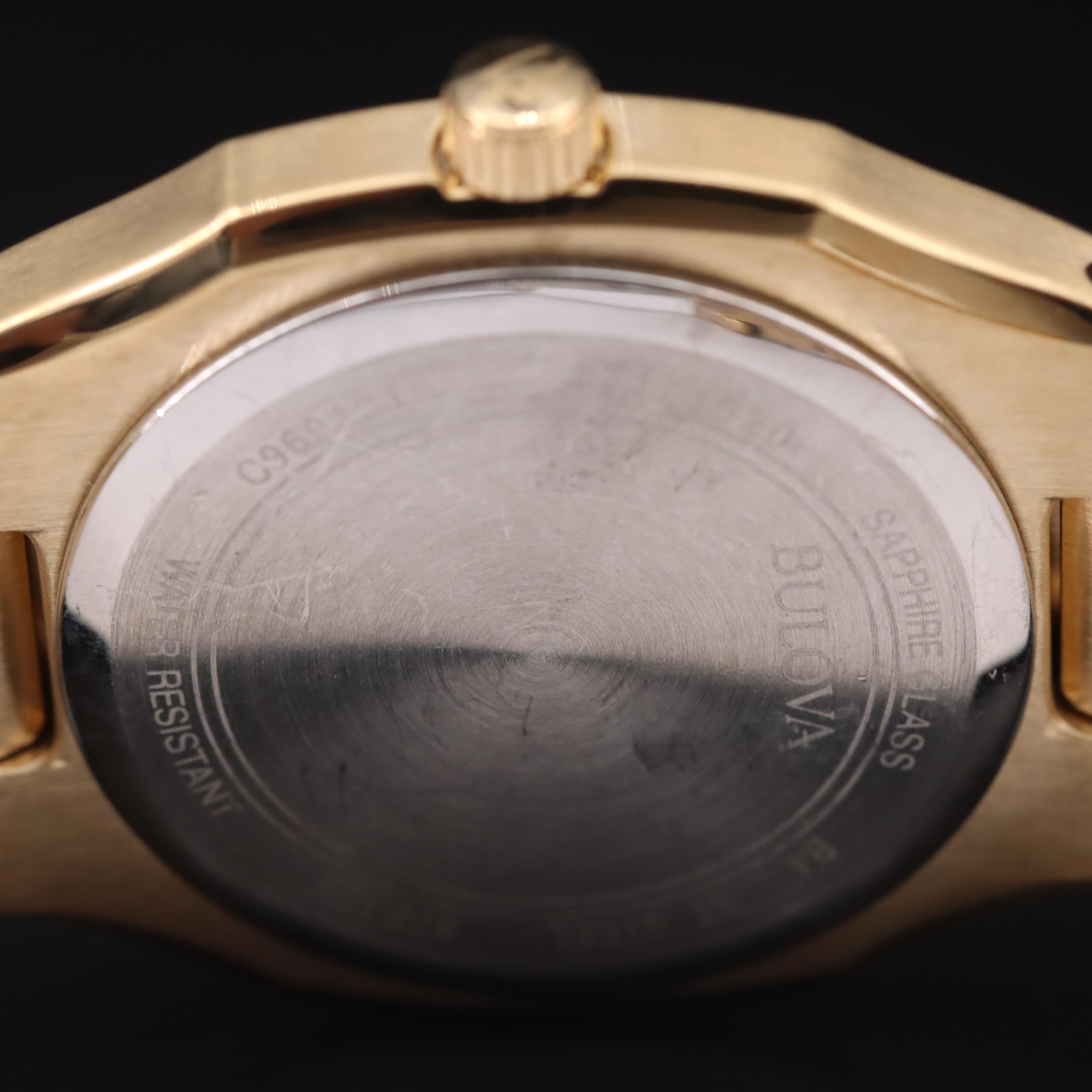 Bulova Mother-of-Pearl Diamond Dial Watch