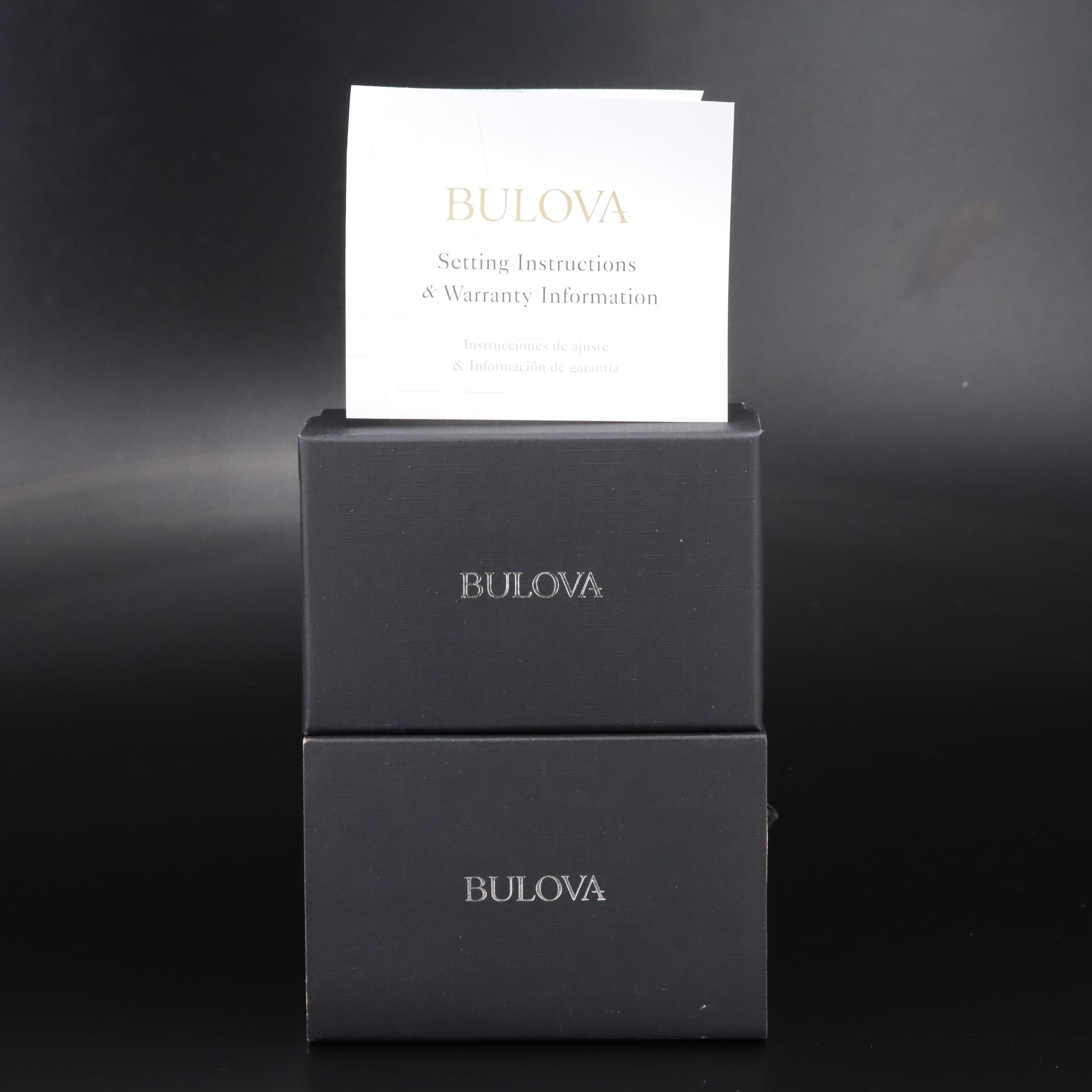 Bulova Mother-of-Pearl Diamond Dial Watch