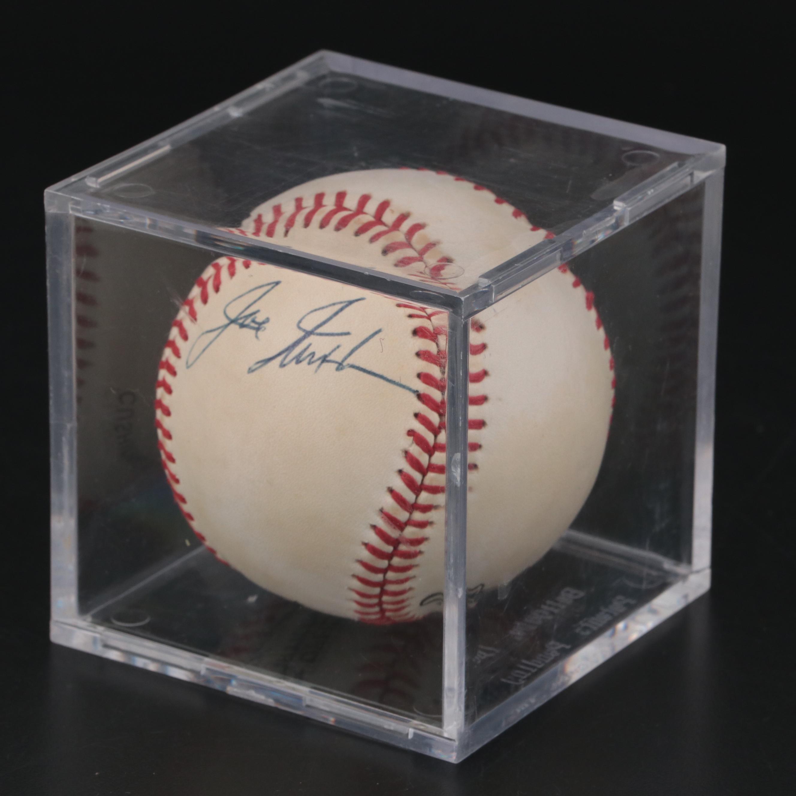 Joe Nuxhall Cincinnati Reds Signed Rawlings Official American League Baseball