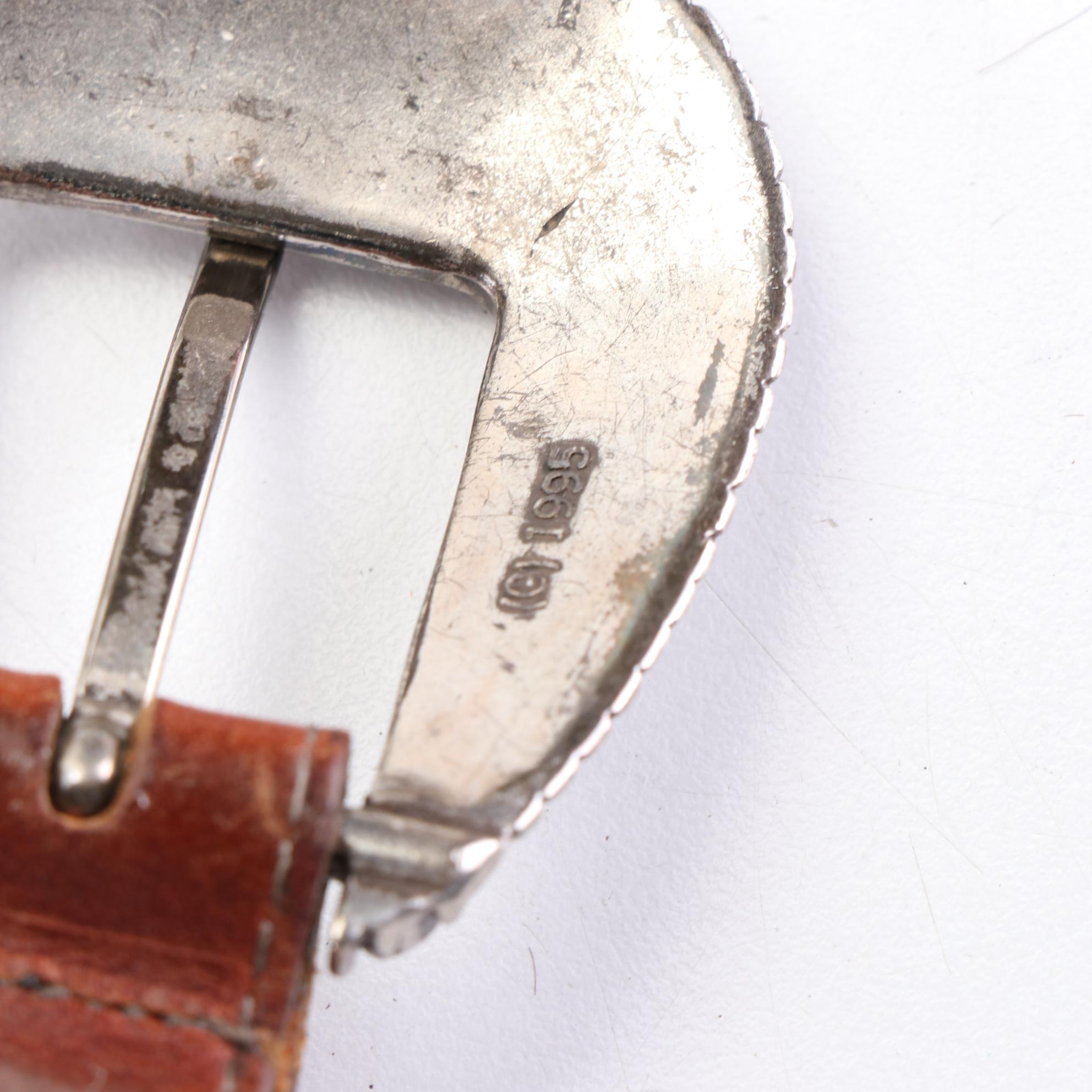 Southwestern Style Concho and Studded Leather Belts