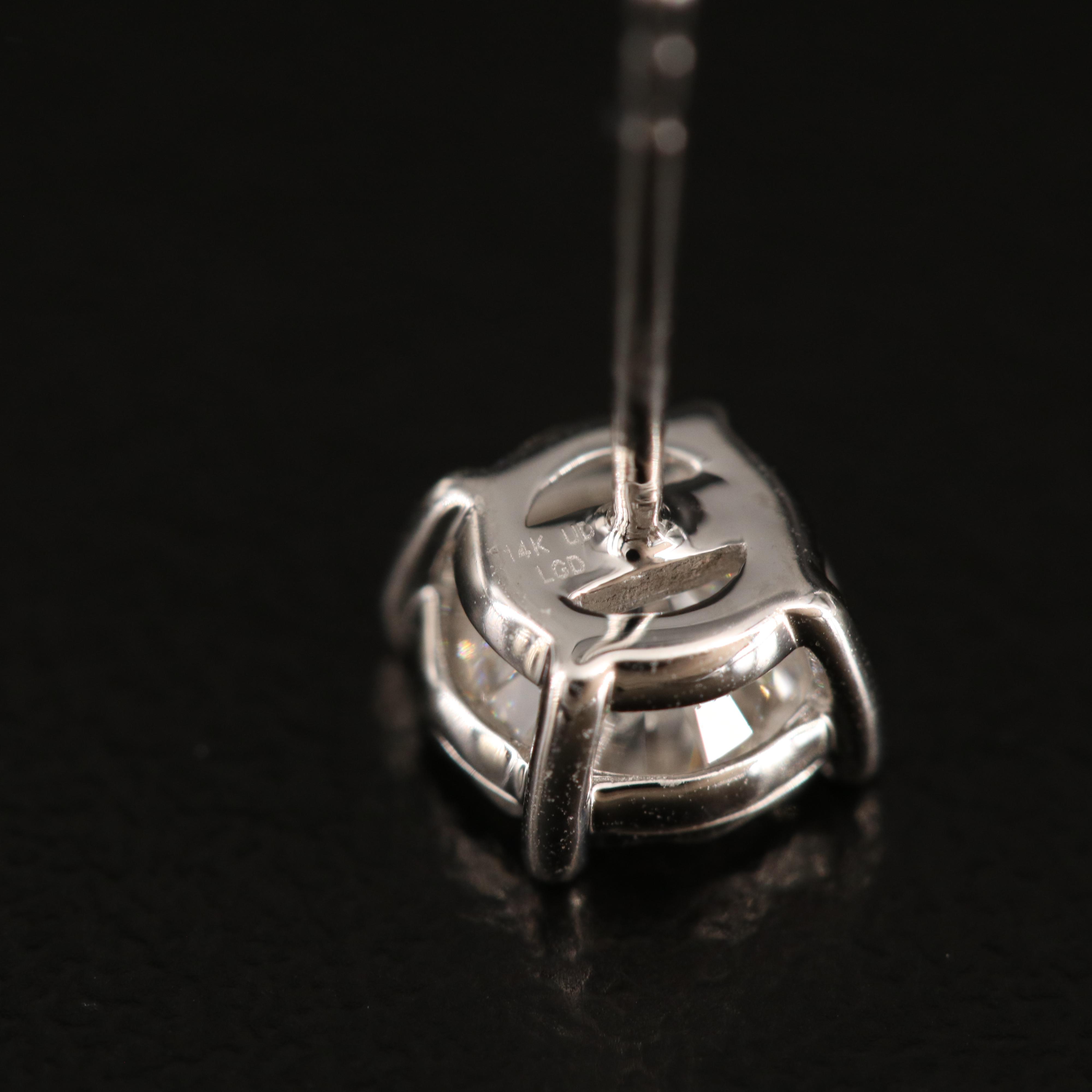 14K 0.78 CTW Lab Grown Diamond Stud Earrings