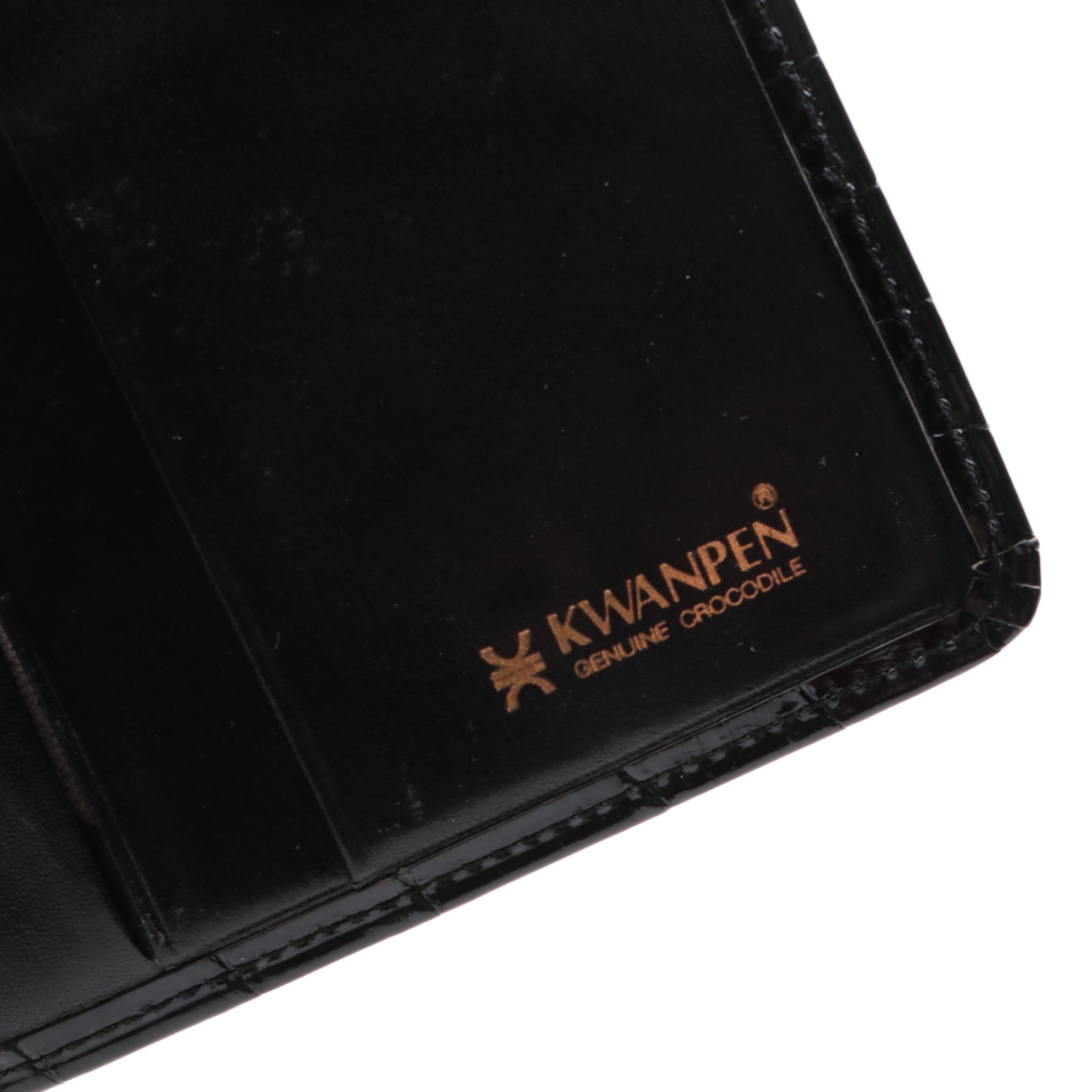 Pierre Cardin Wallet on Cord, Kwanpen Crocodile Wallet and More
