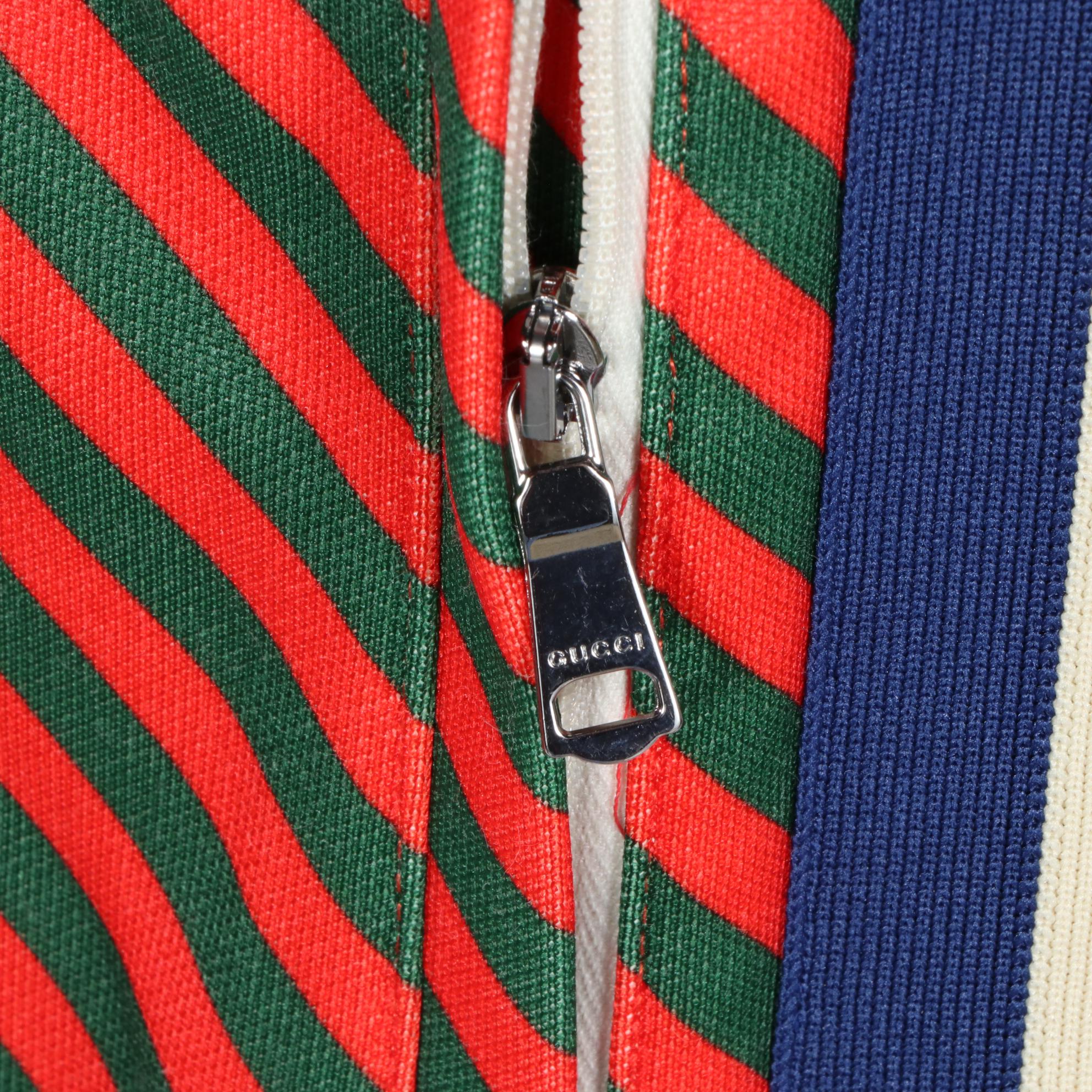 Men's Gucci Striped Joggers in Technical Jersey, New with Tag