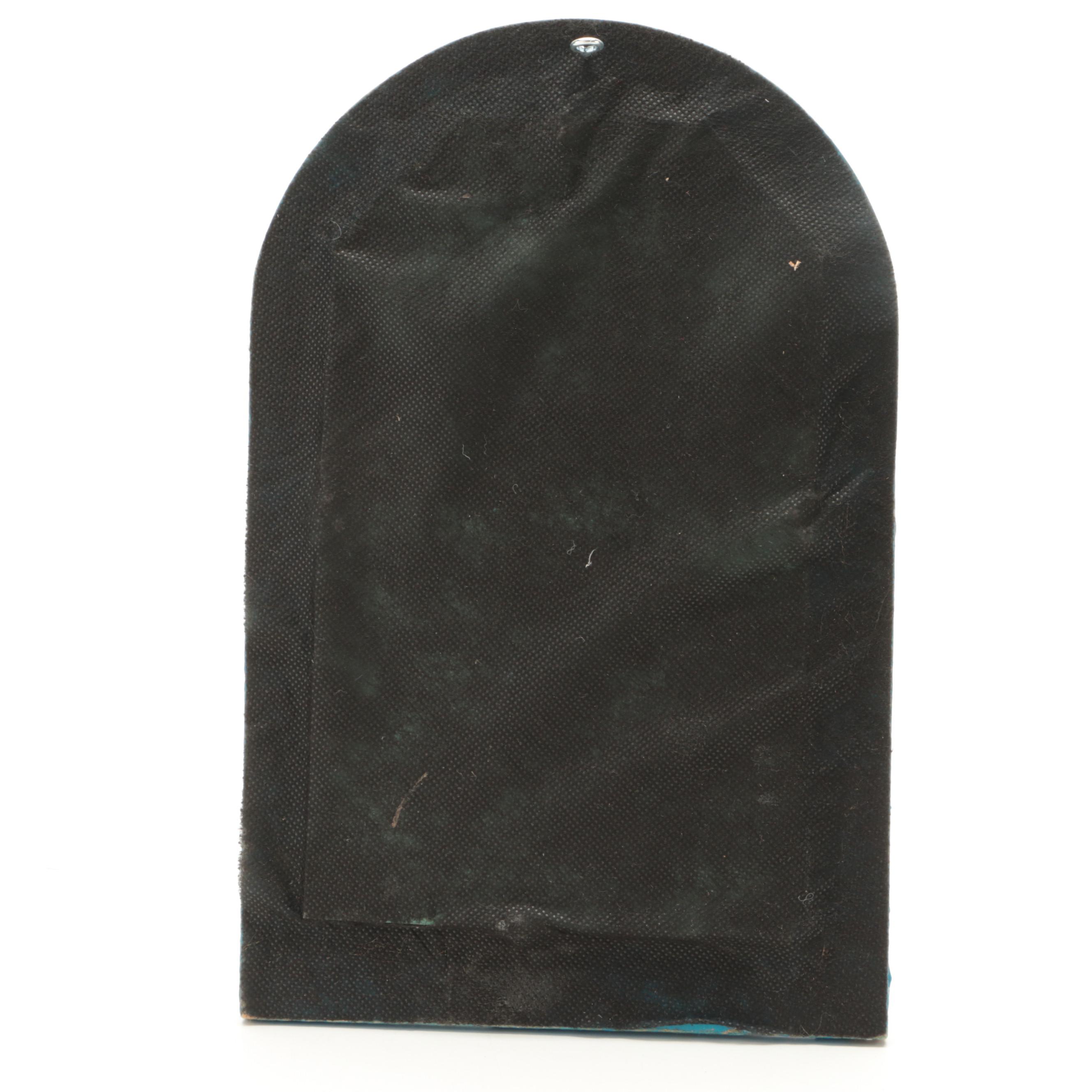 Tunisian Handcrafted Wood Framed Wall Mirror