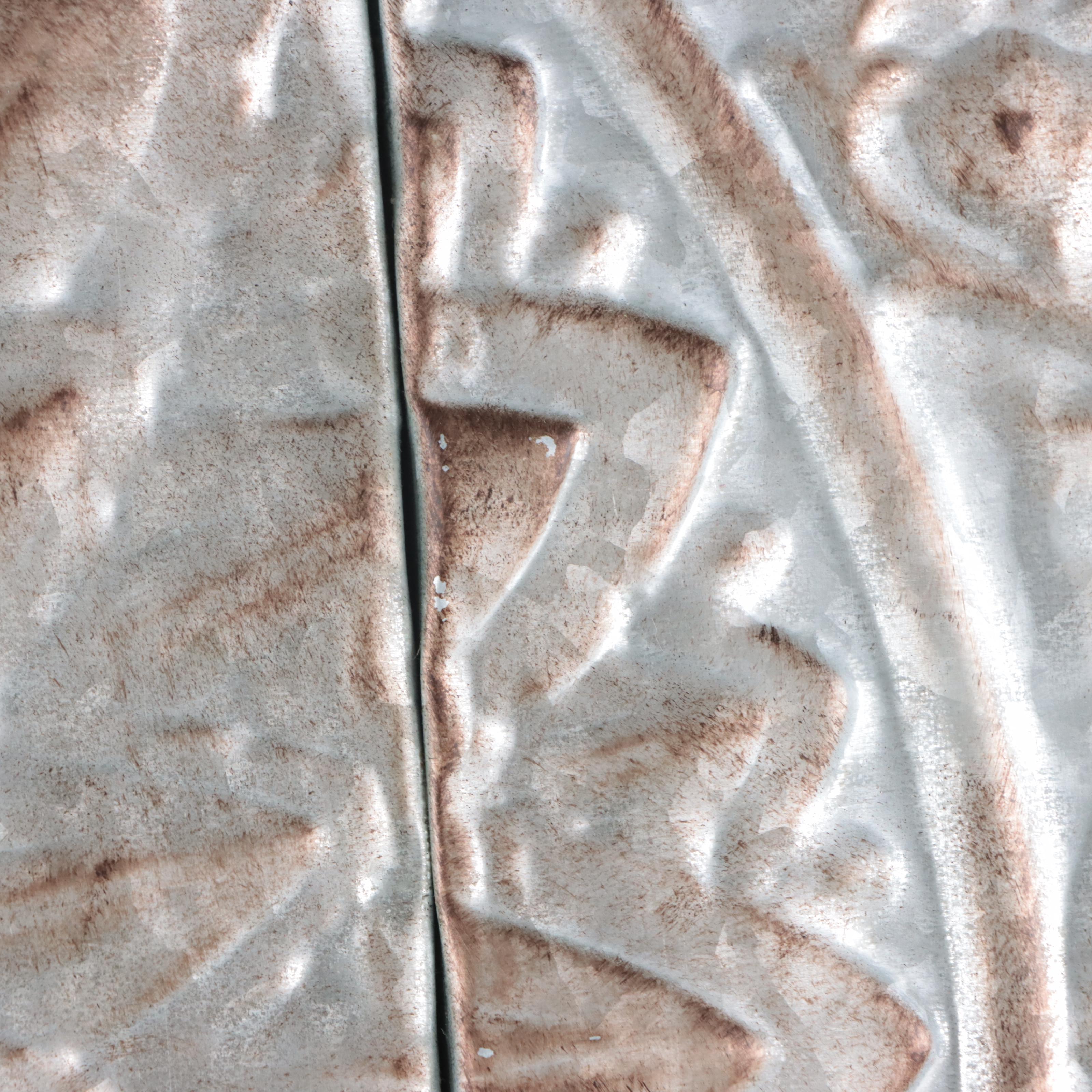 Decorative Embossed Metal Wall Hanging