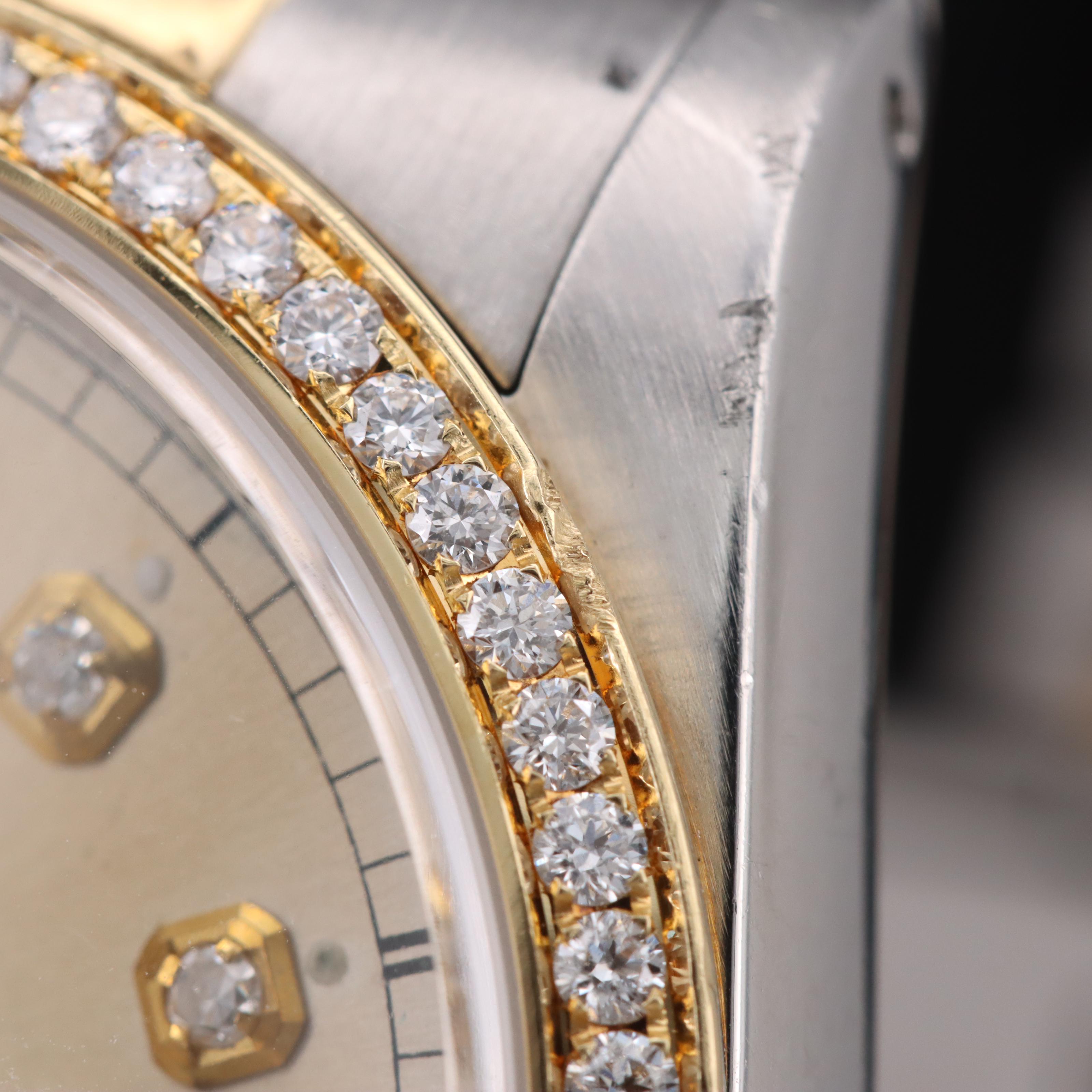 1989 Rolex Datejust 1.23 CTW Diamond Watch