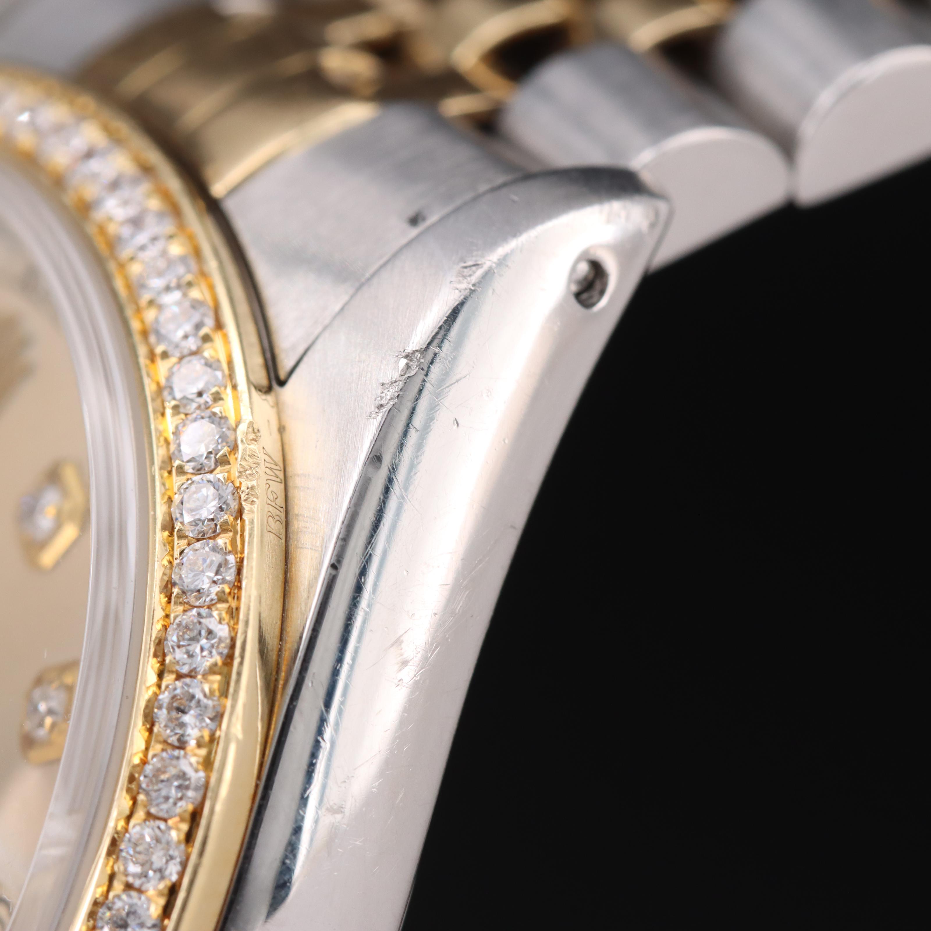 1989 Rolex Datejust 1.23 CTW Diamond Watch