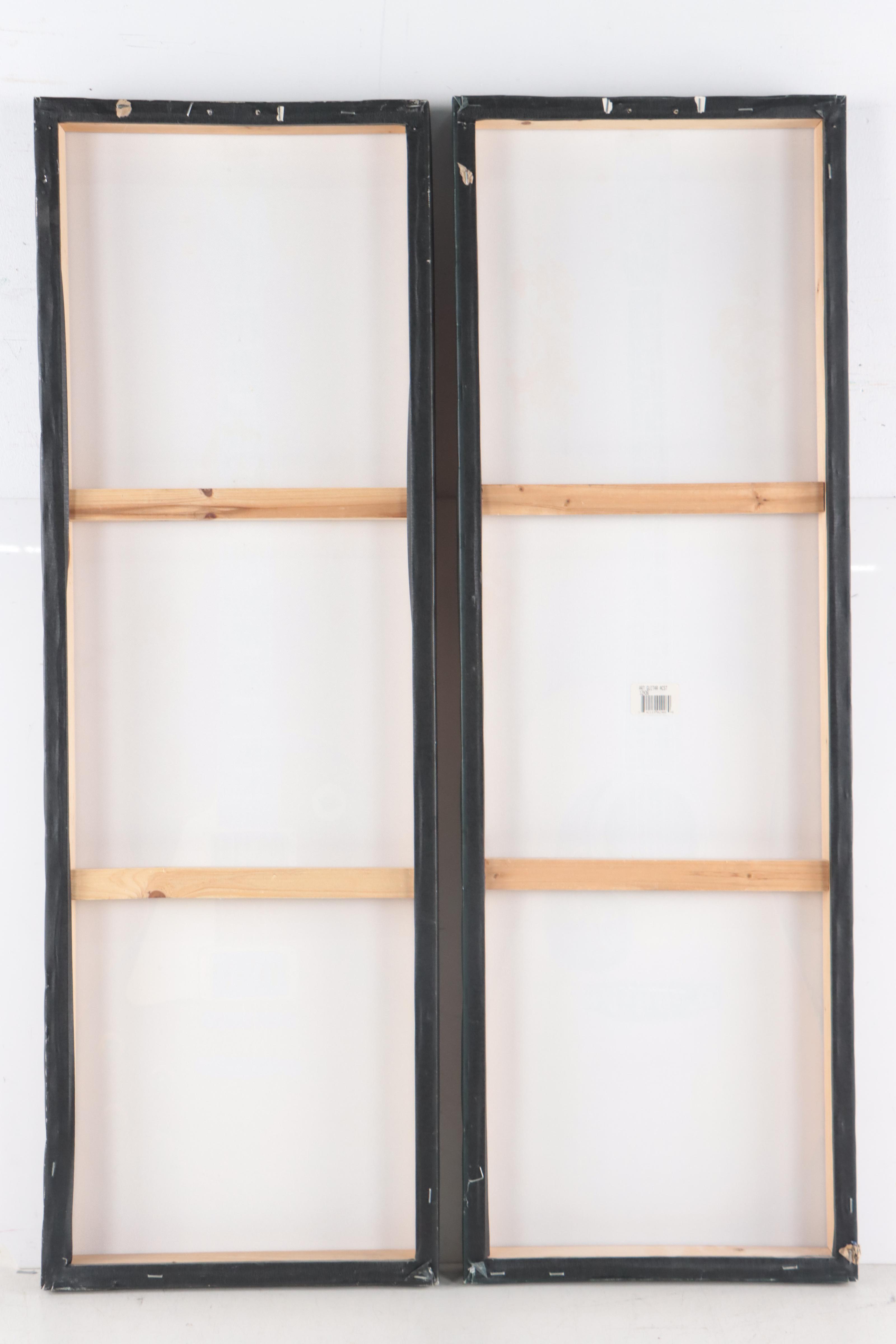 Embellished Giclée Wall Hangings of Guitars