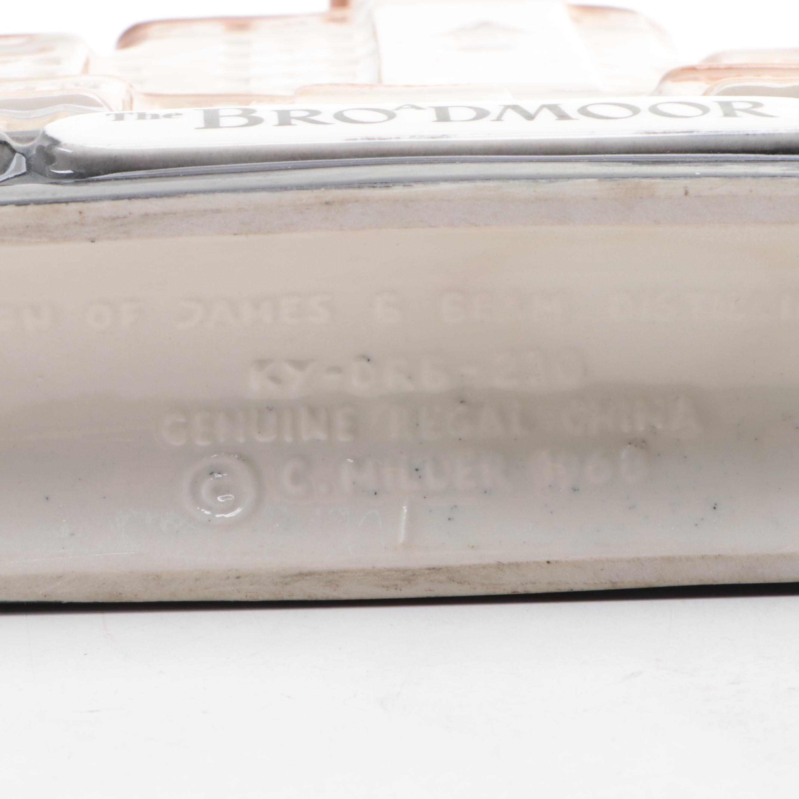 Ezra Brooks and Jim Beam Figural Porcelain Whiskey Decanters, Mid to Late 20th C