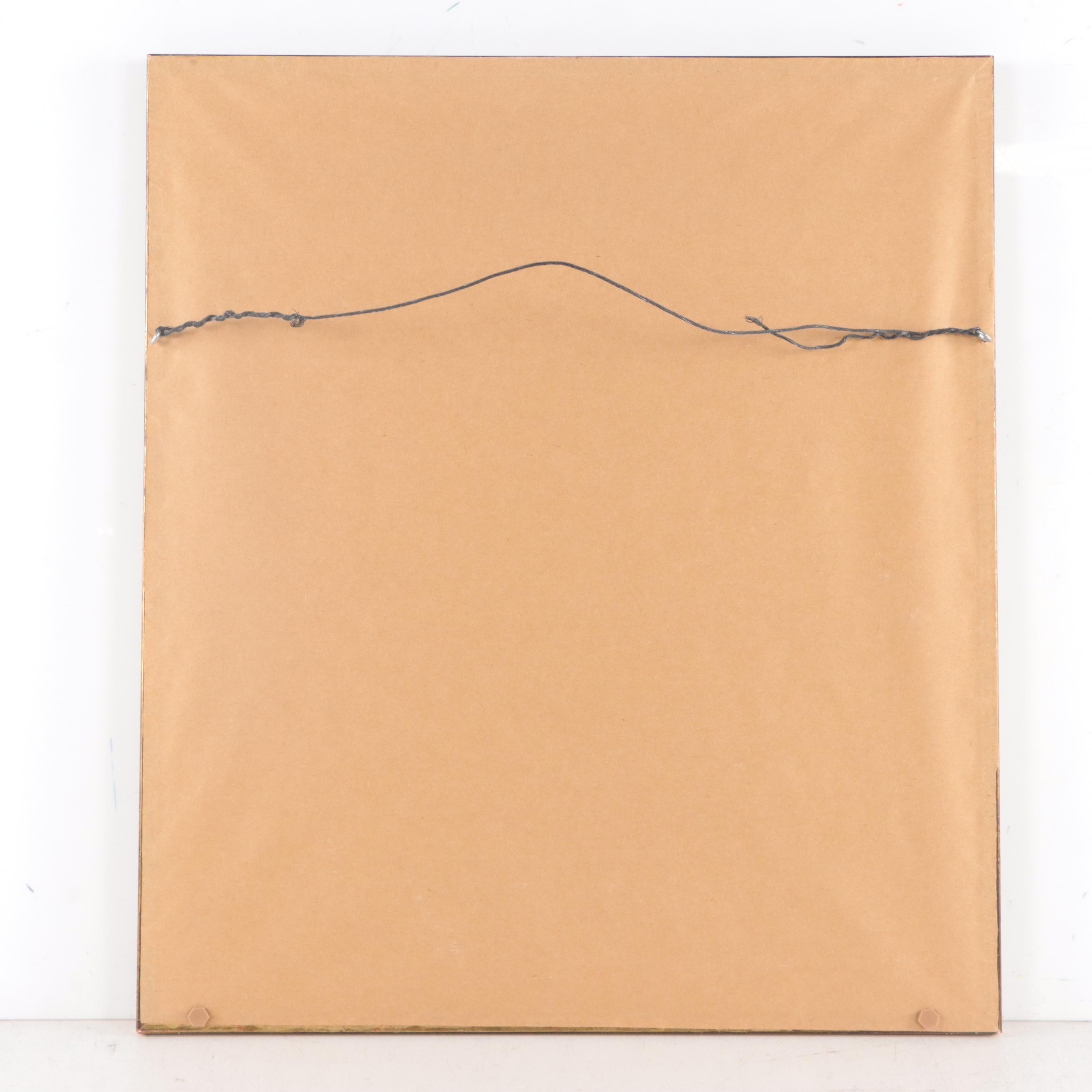 Hand-Colored Etching "Rothenburg ob der Tauber"