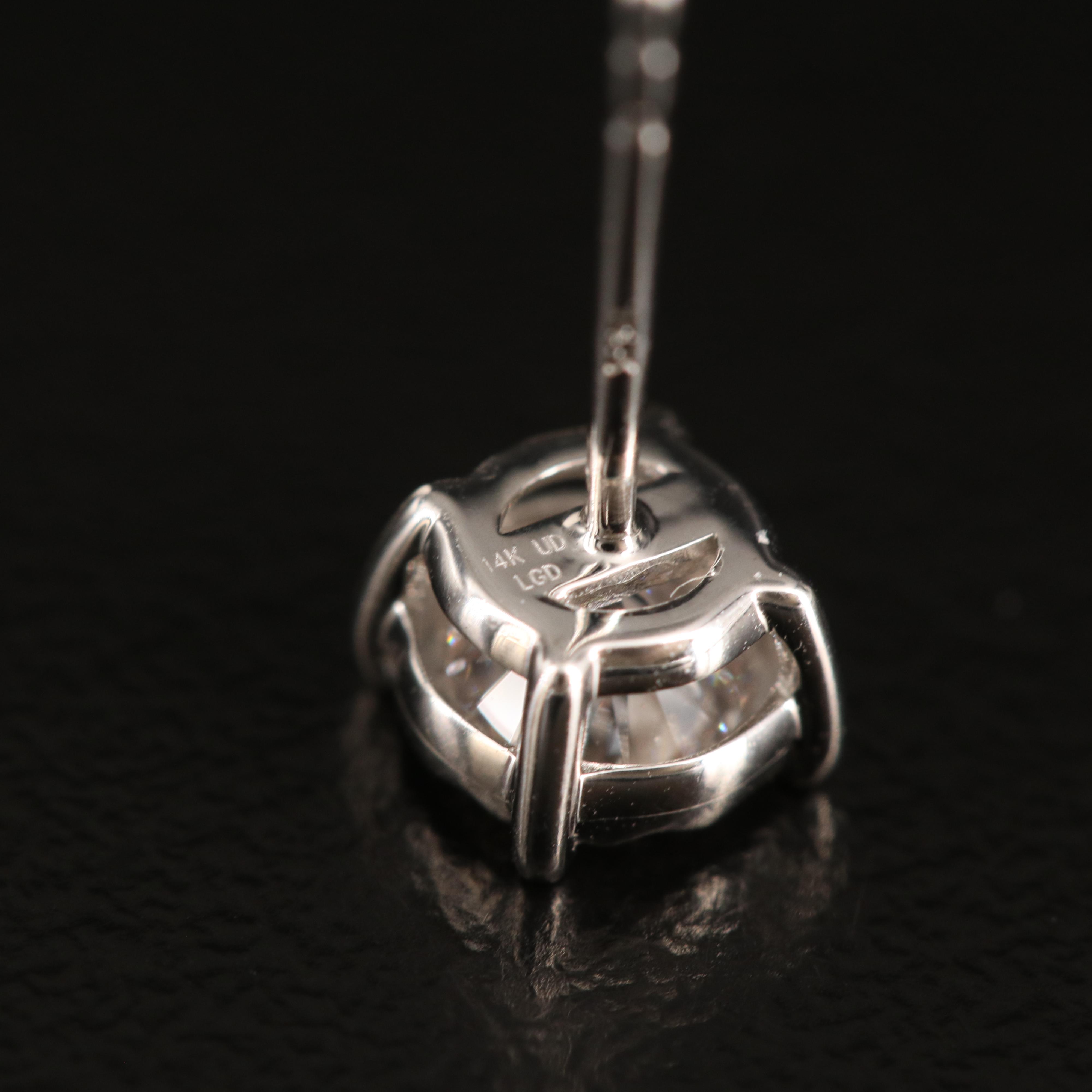 14K 0.78 CTW Lab Grown Diamond Stud Earrings