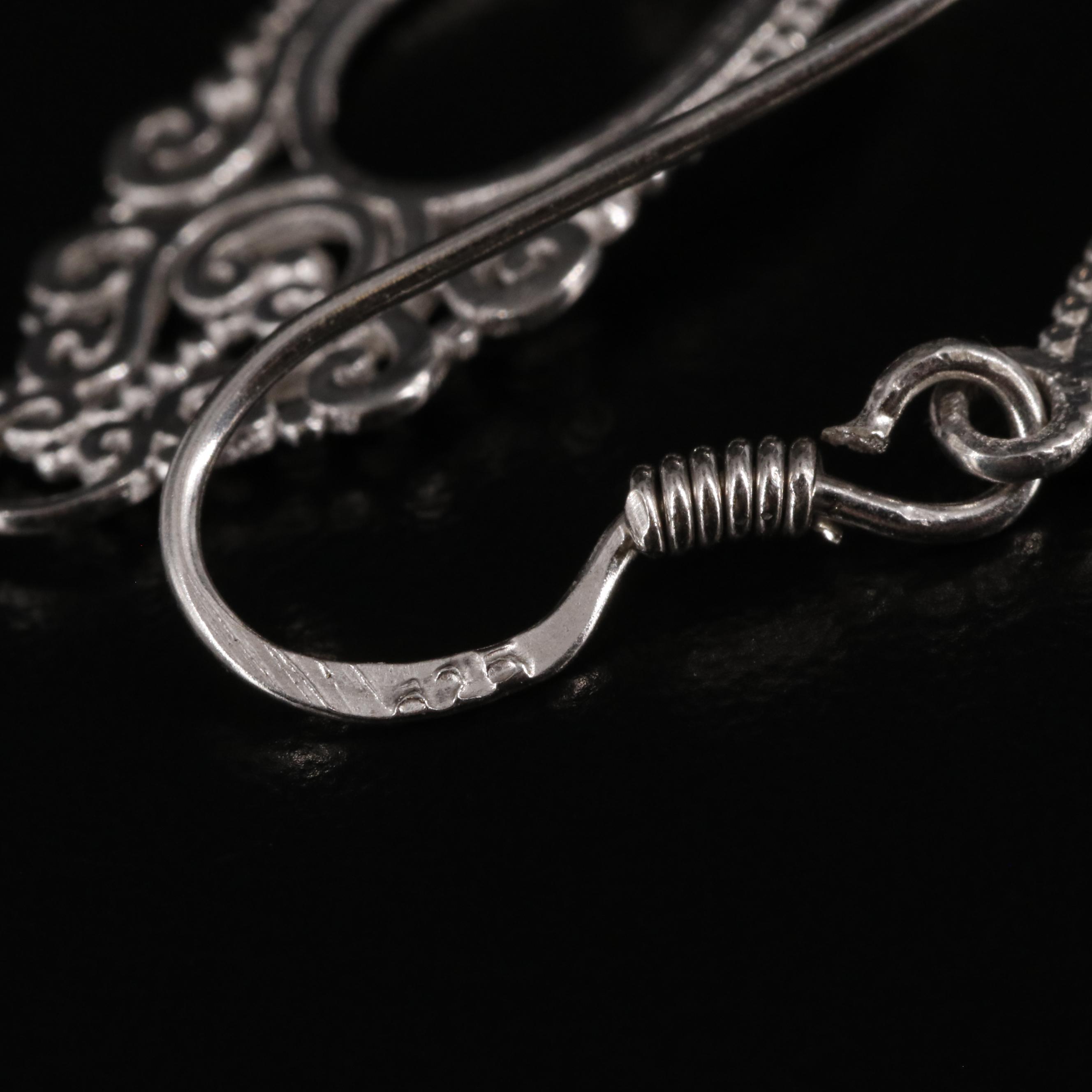 Sterling Drop Earrings