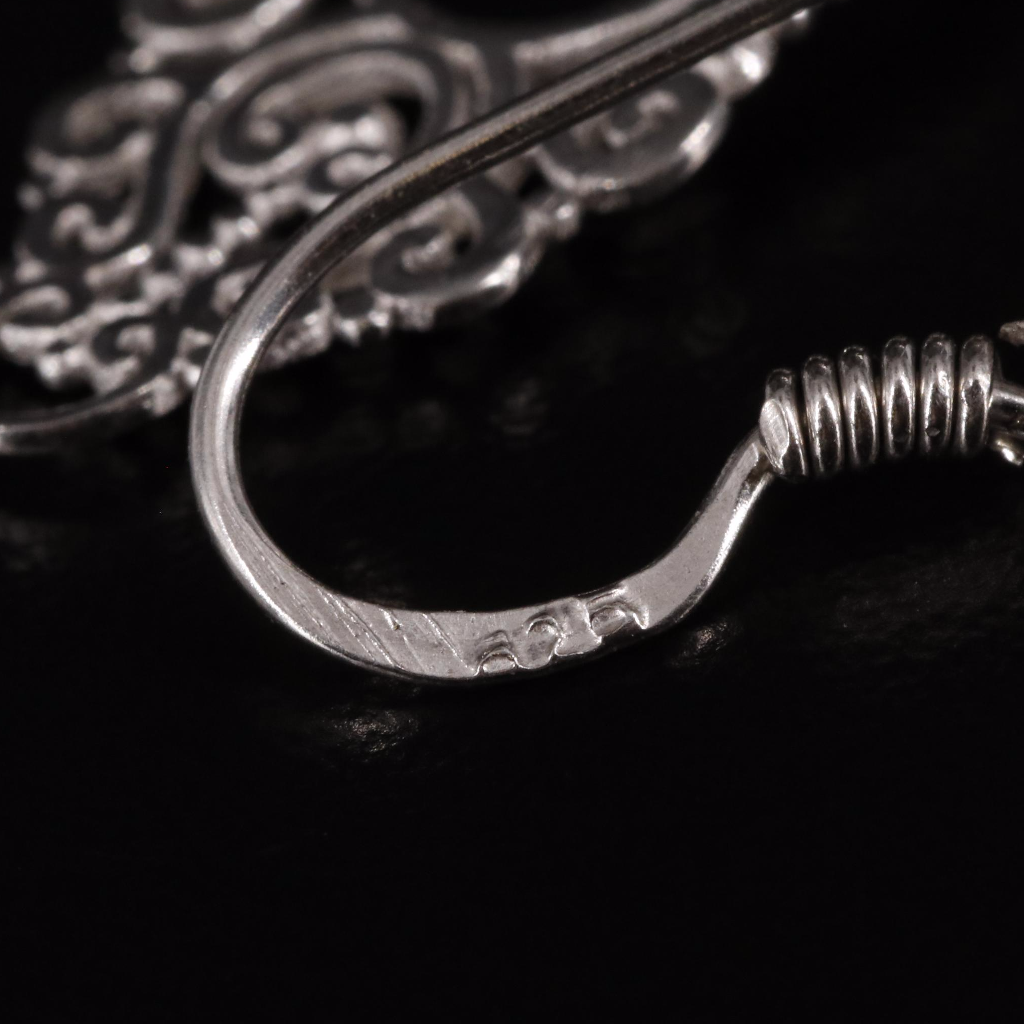 Sterling Drop Earrings