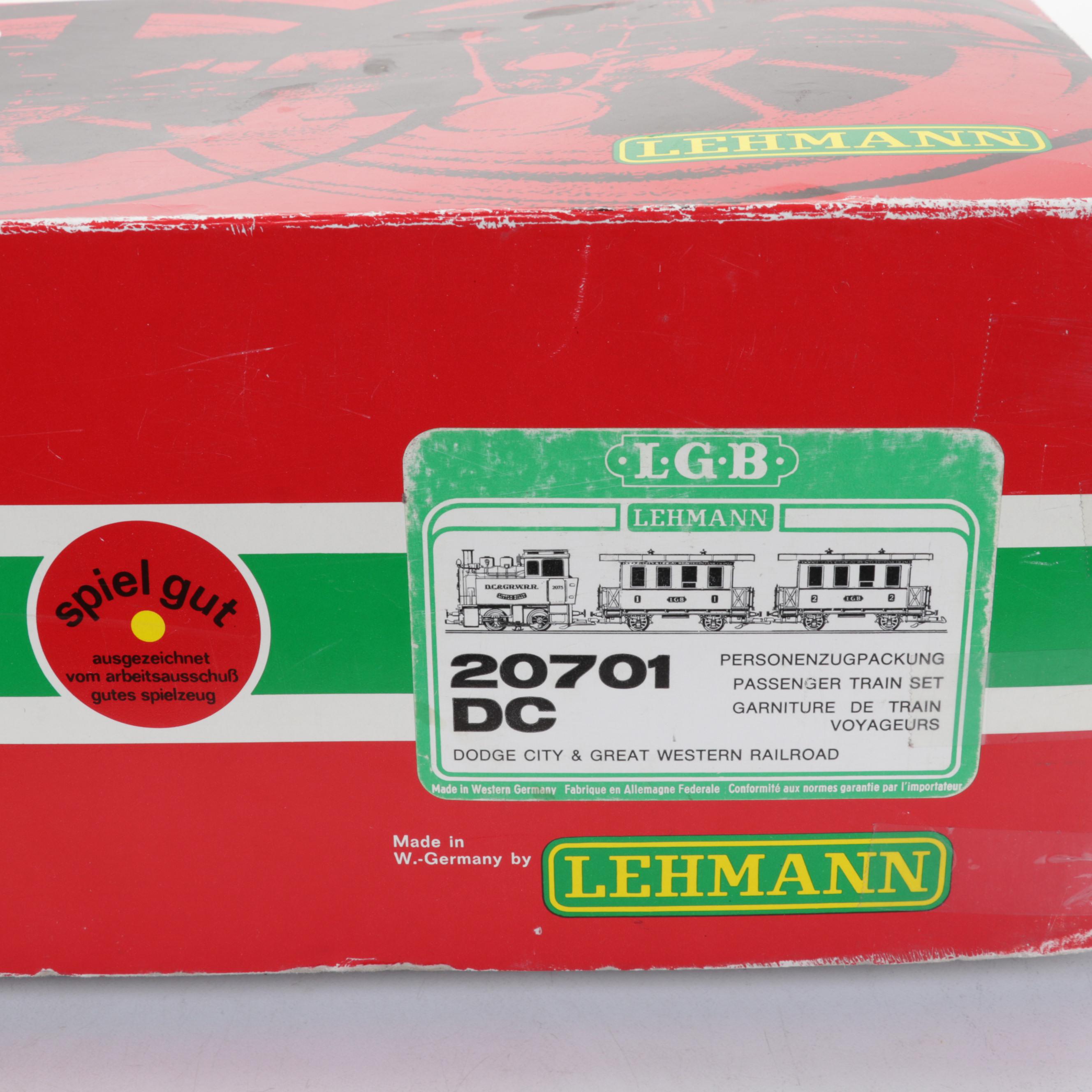 LGB G-Scale "Dodge City & Great Western Railroad" Passenger Train Set and More