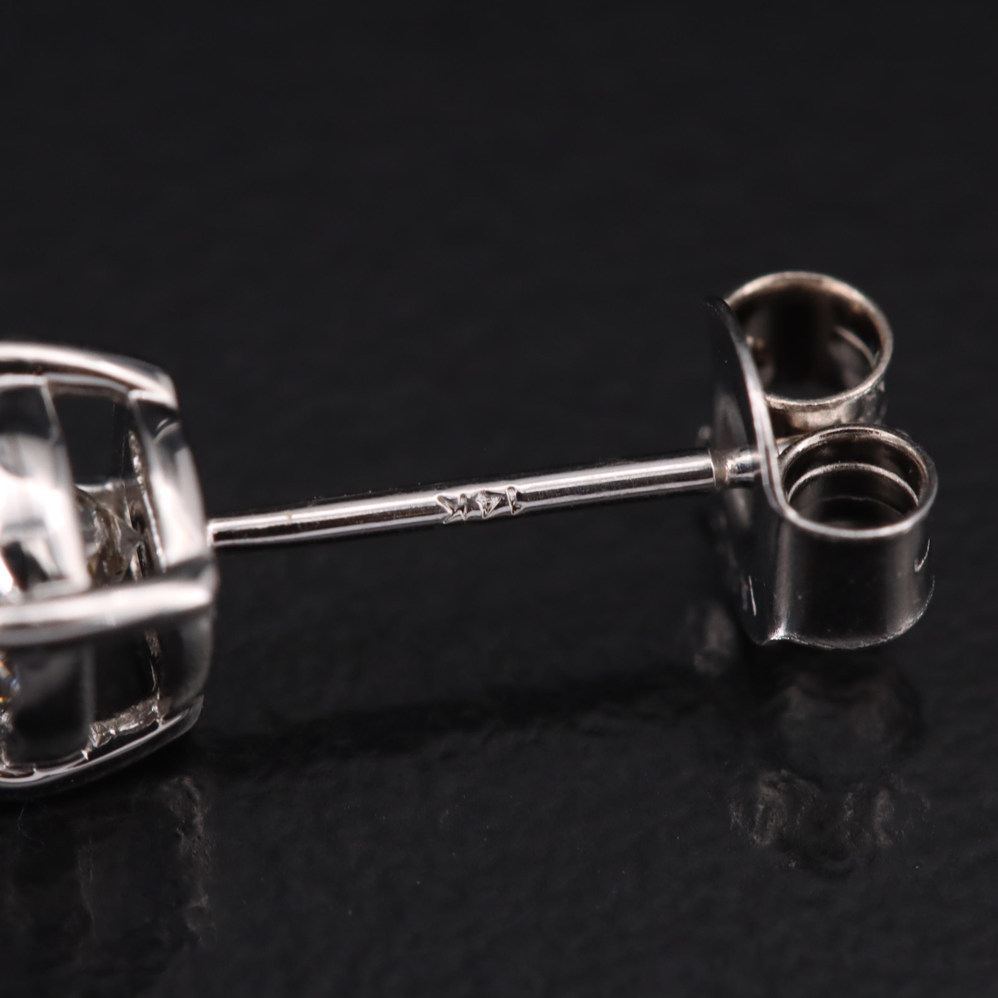 14K Lab Grown Diamond Stud Earrings