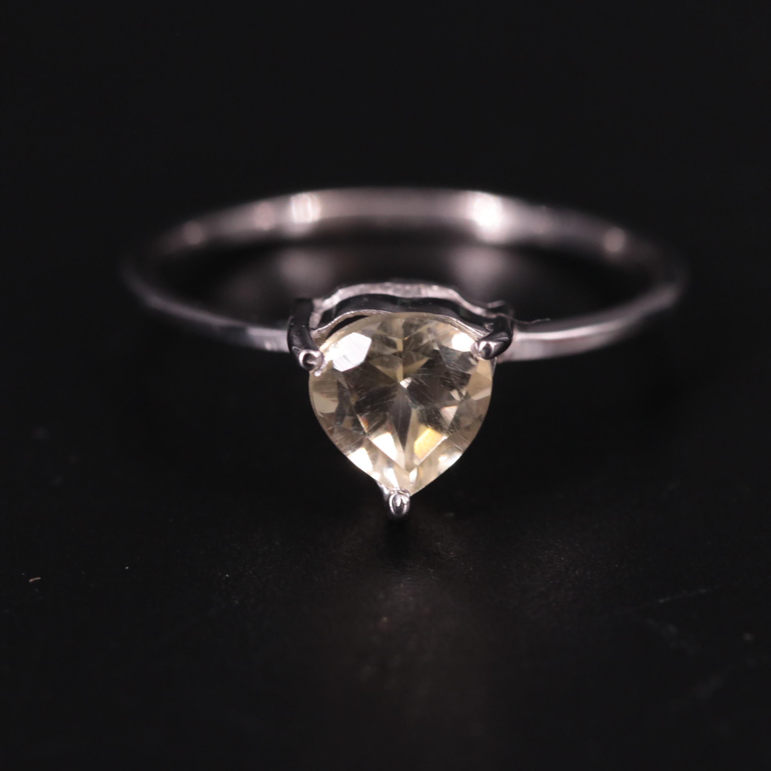 Sterling Silver Gemstone Ring