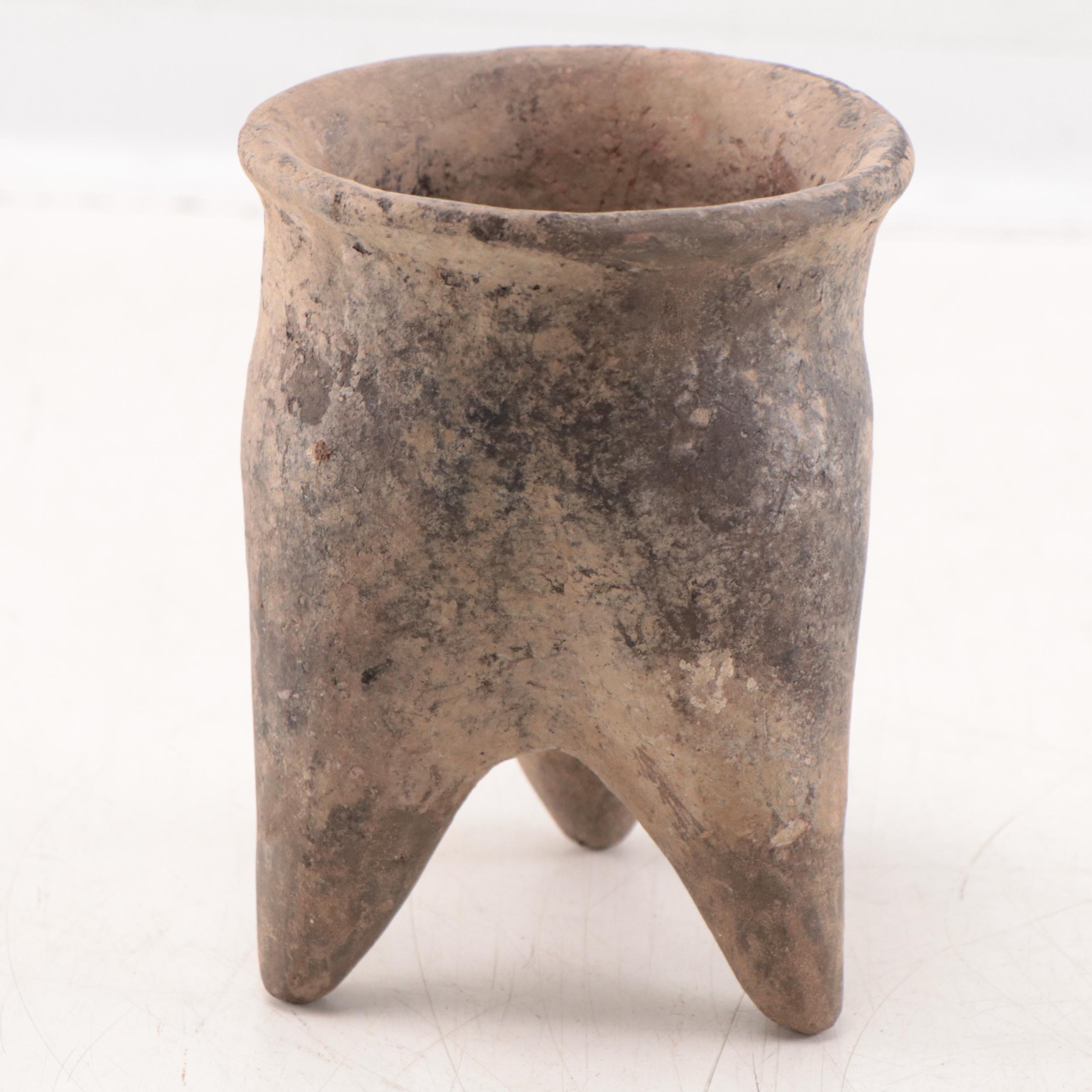 Xiajiadian Chinese Neolithic Tripod Pottery Vessels