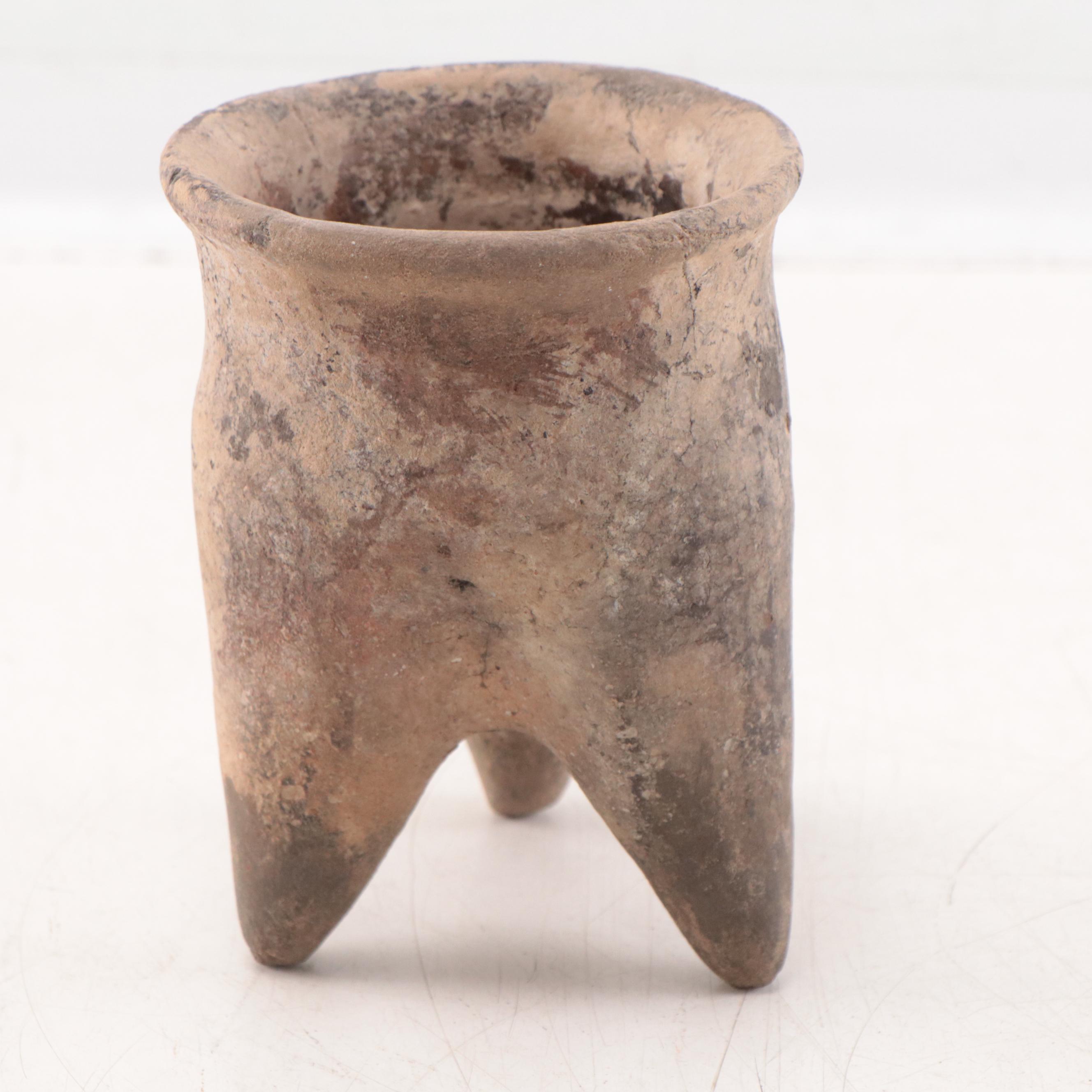 Xiajiadian Chinese Neolithic Tripod Pottery Vessels