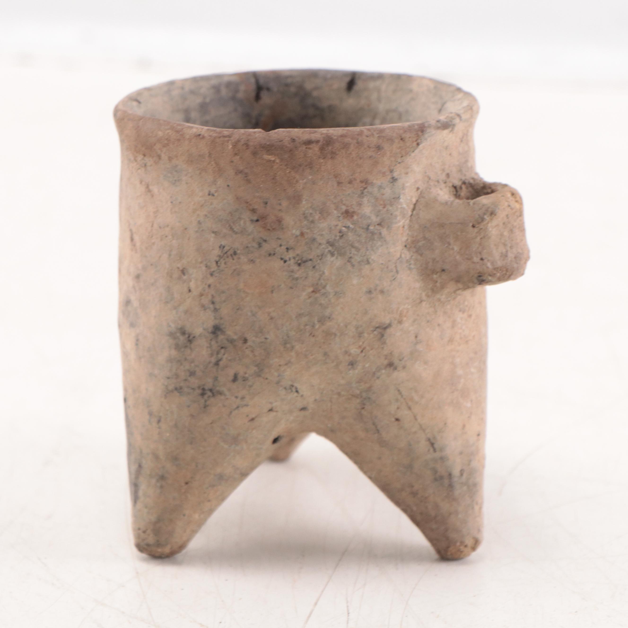 Xiajiadian Chinese Neolithic Tripod Pottery Vessels