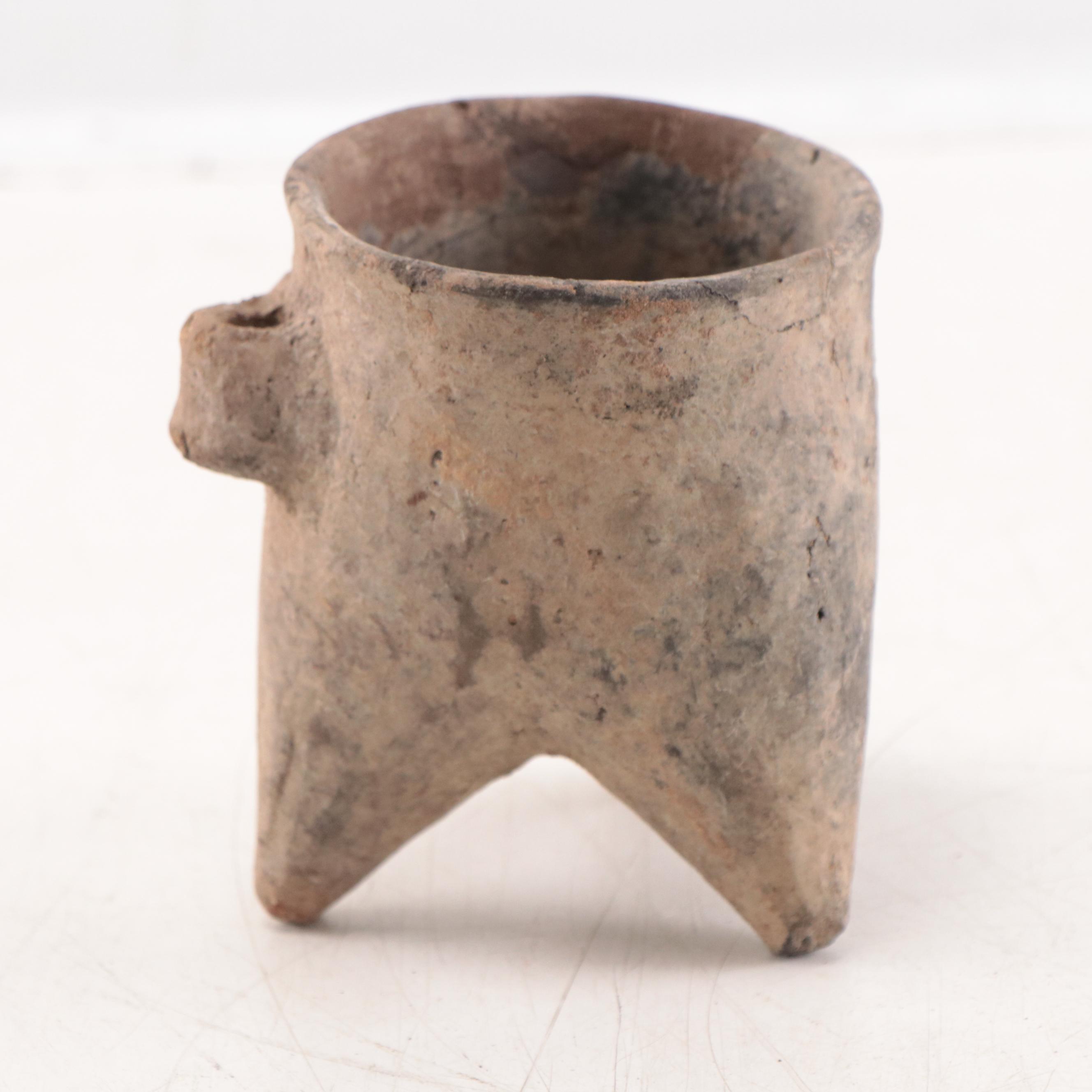 Xiajiadian Chinese Neolithic Tripod Pottery Vessels