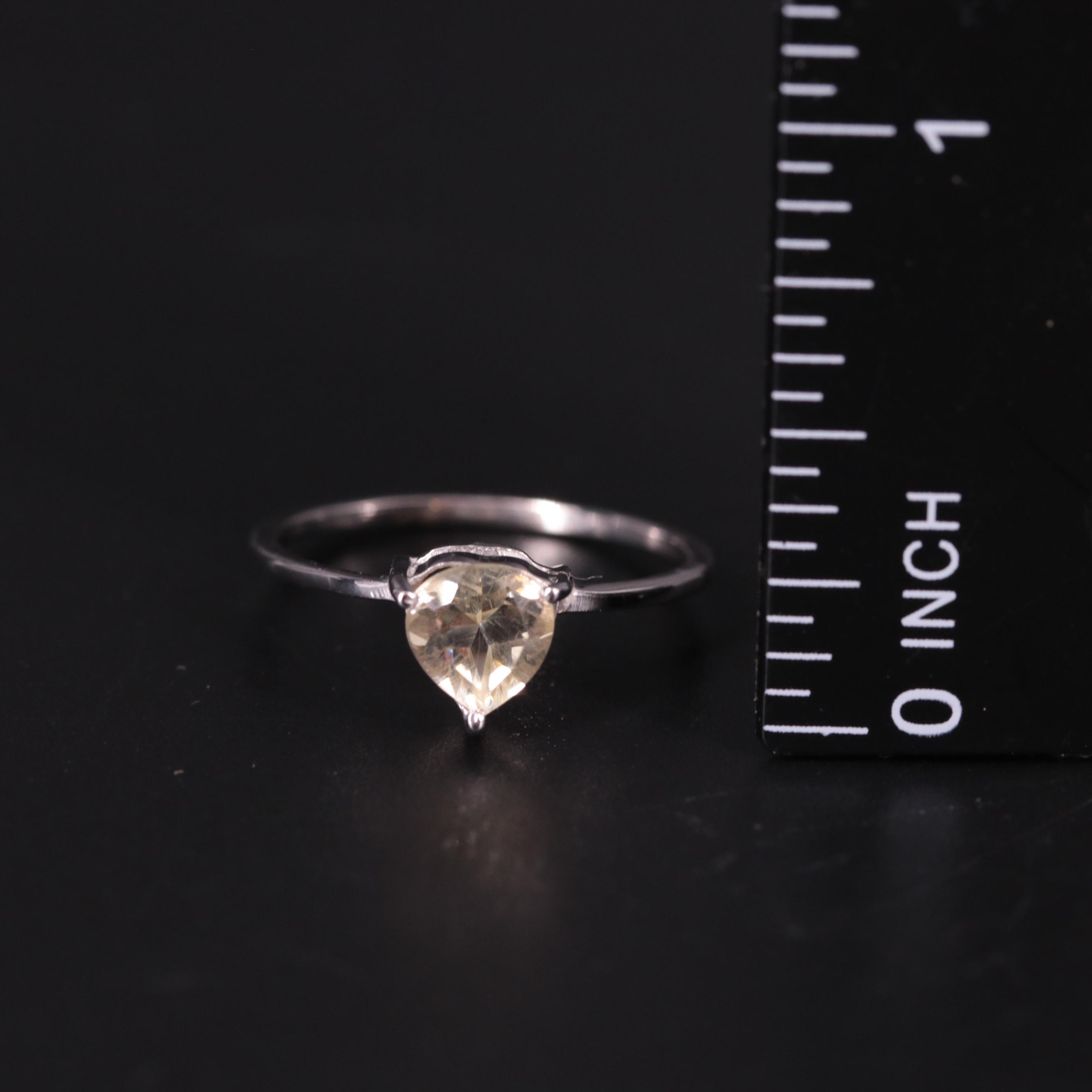 Sterling Silver Gemstone Ring