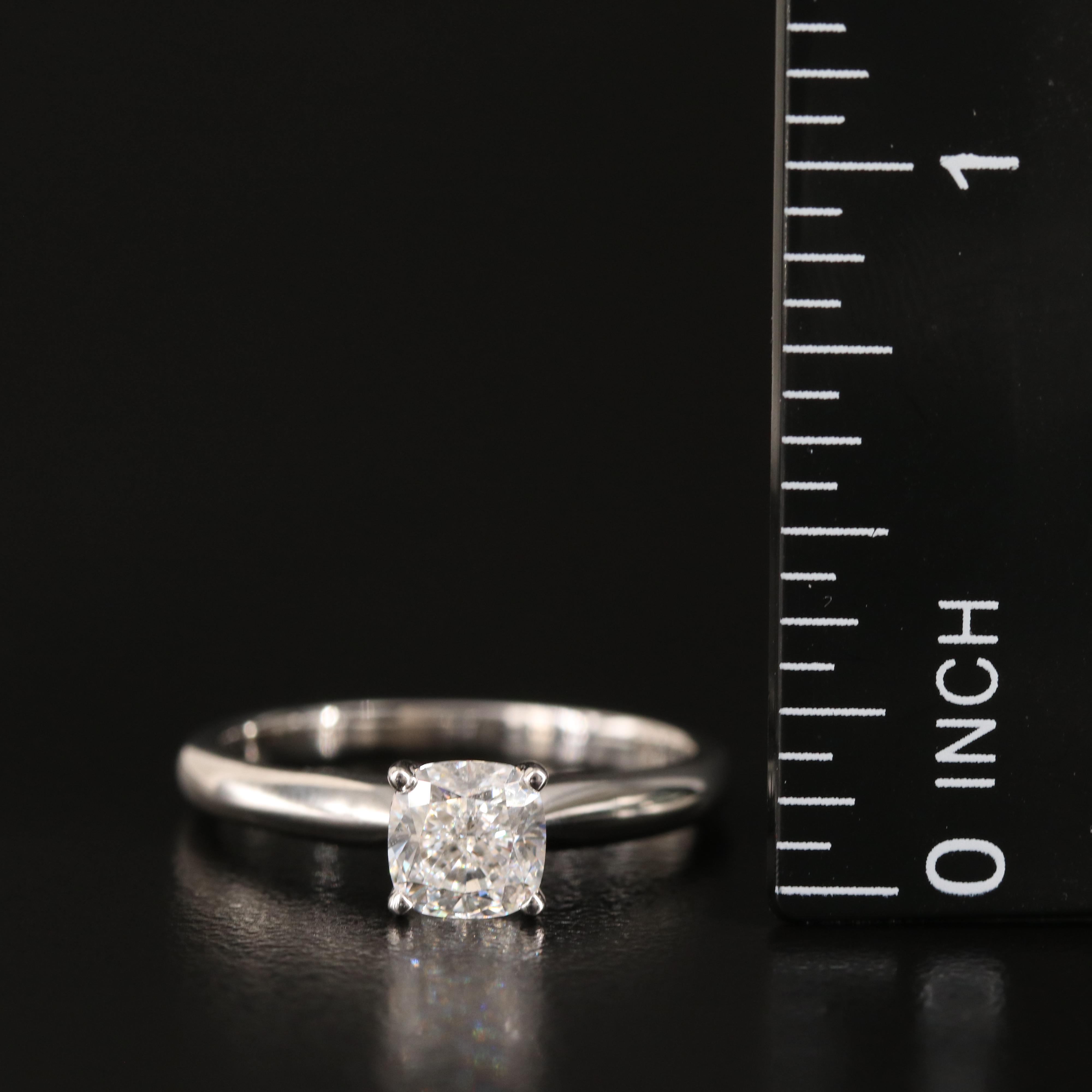 14K 1.00 CT Lab Grown Diamond Solitaire Ring with IGI Report