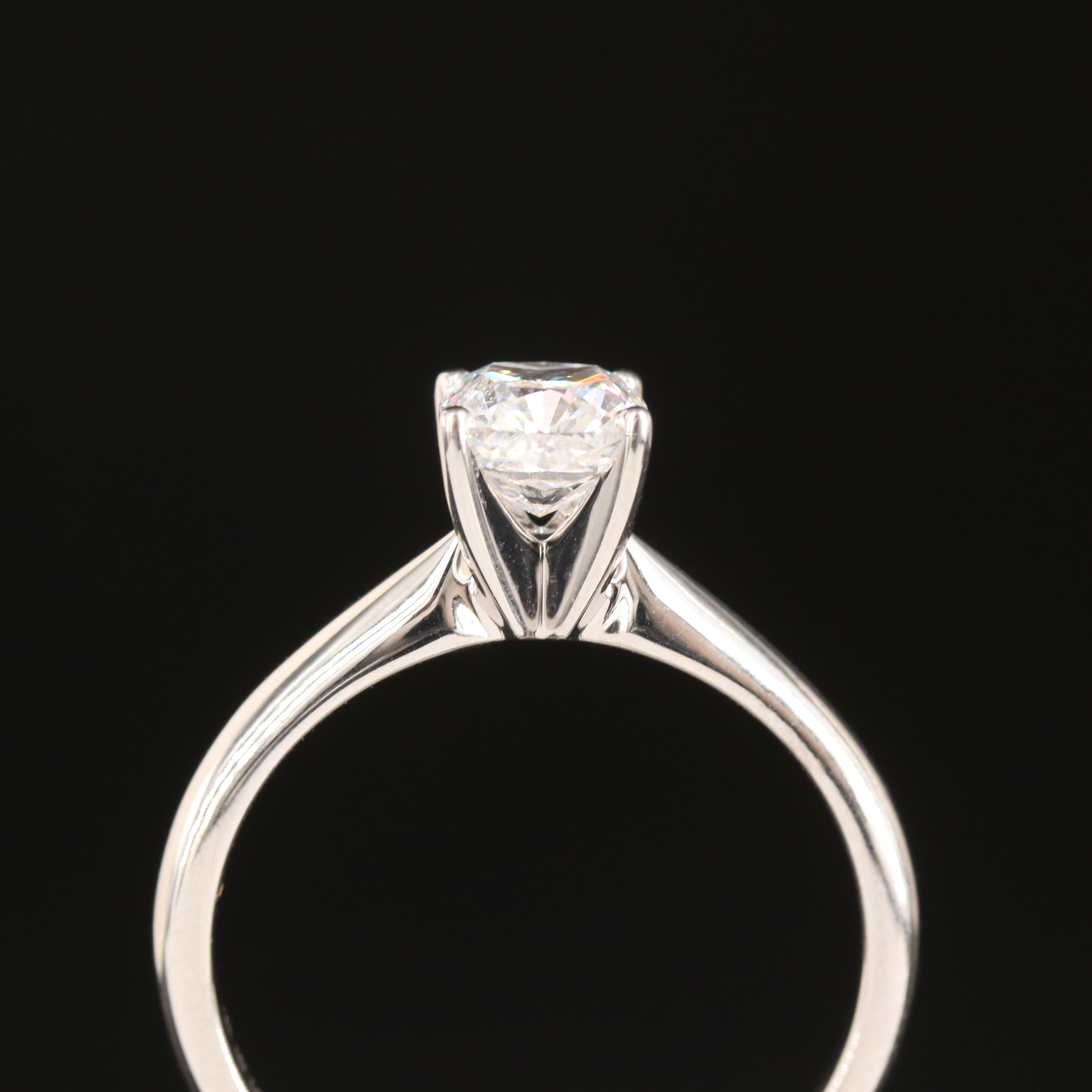 14K 1.00 CT Lab Grown Diamond Solitaire Ring with IGI Report