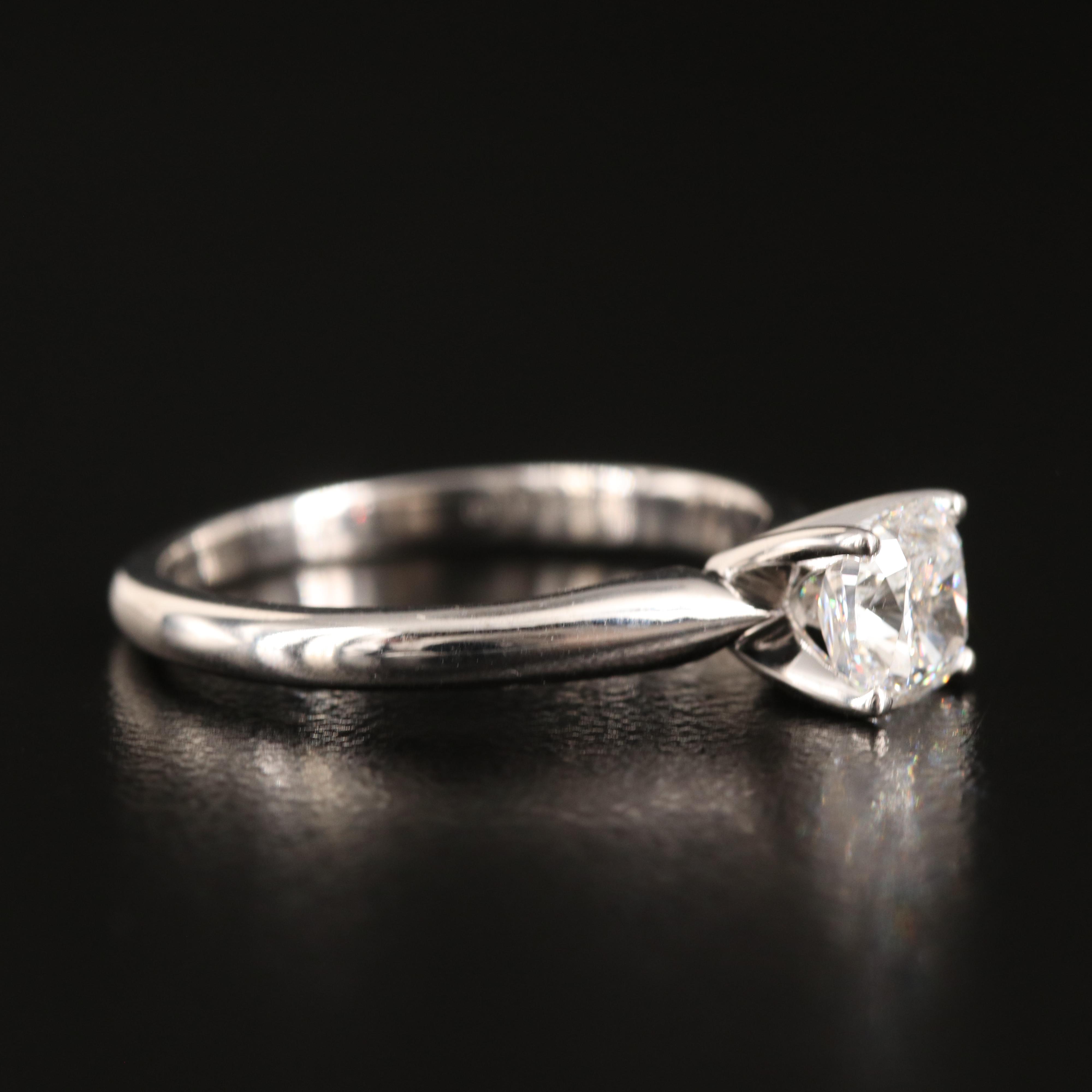 14K 1.00 CT Lab Grown Diamond Solitaire Ring with IGI Report